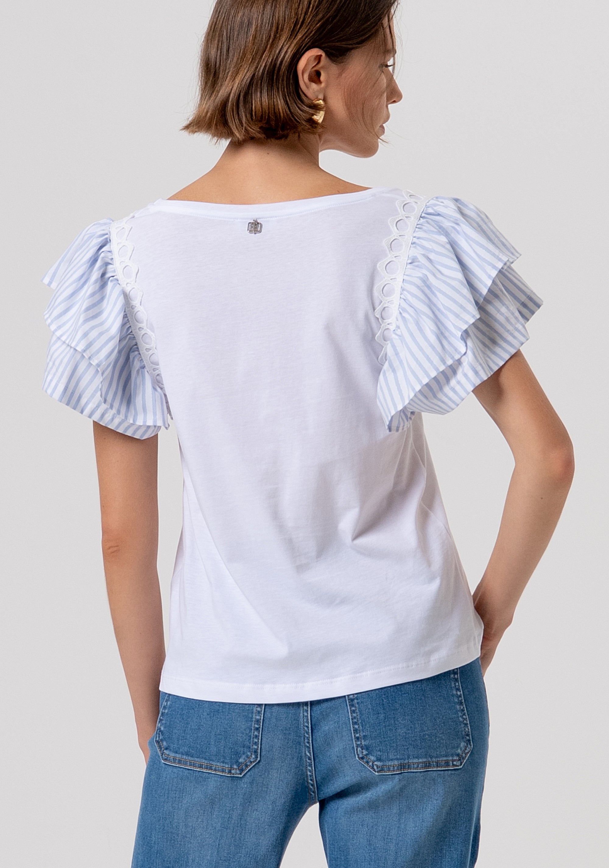 T-shirt regular fit made in jersey Fracomina FR26ST3036J40001-I24-3