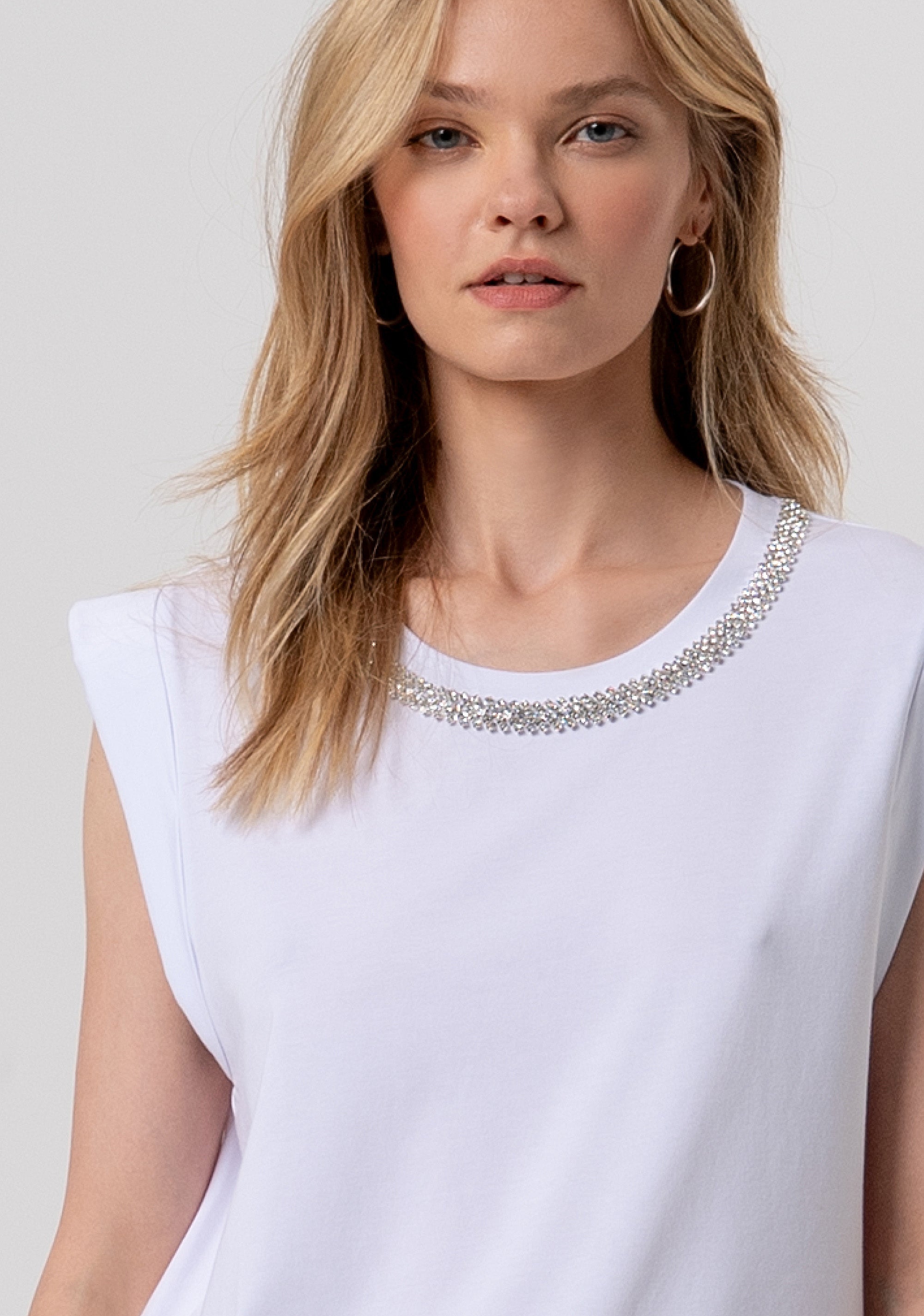 Cotton Jersey T-shirt with Monogram Logo Fracomina FR26ST3047J41801-278-2