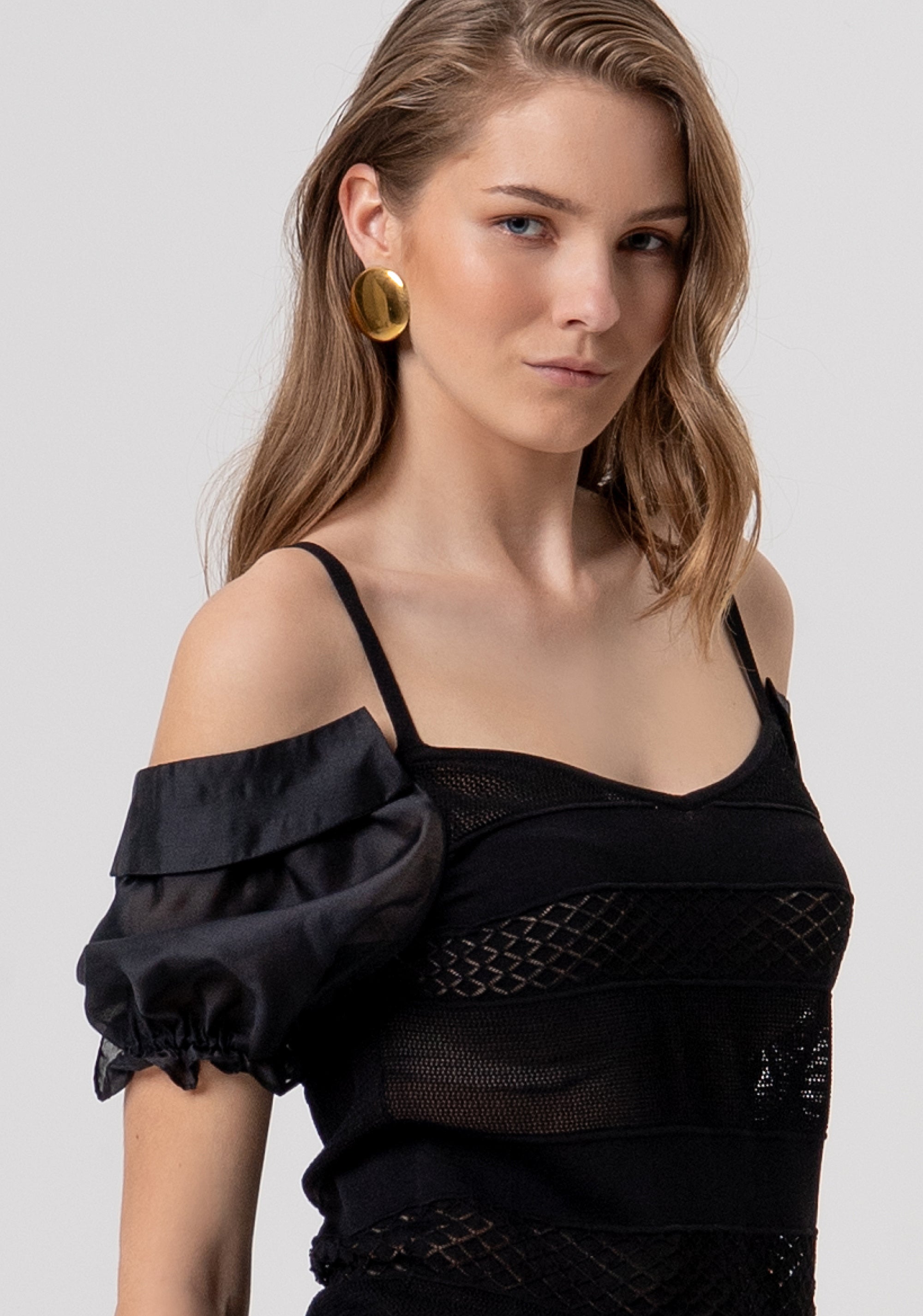 Knitwear slim fit with openwork Fracomina FR26ST7030K41701-053-2