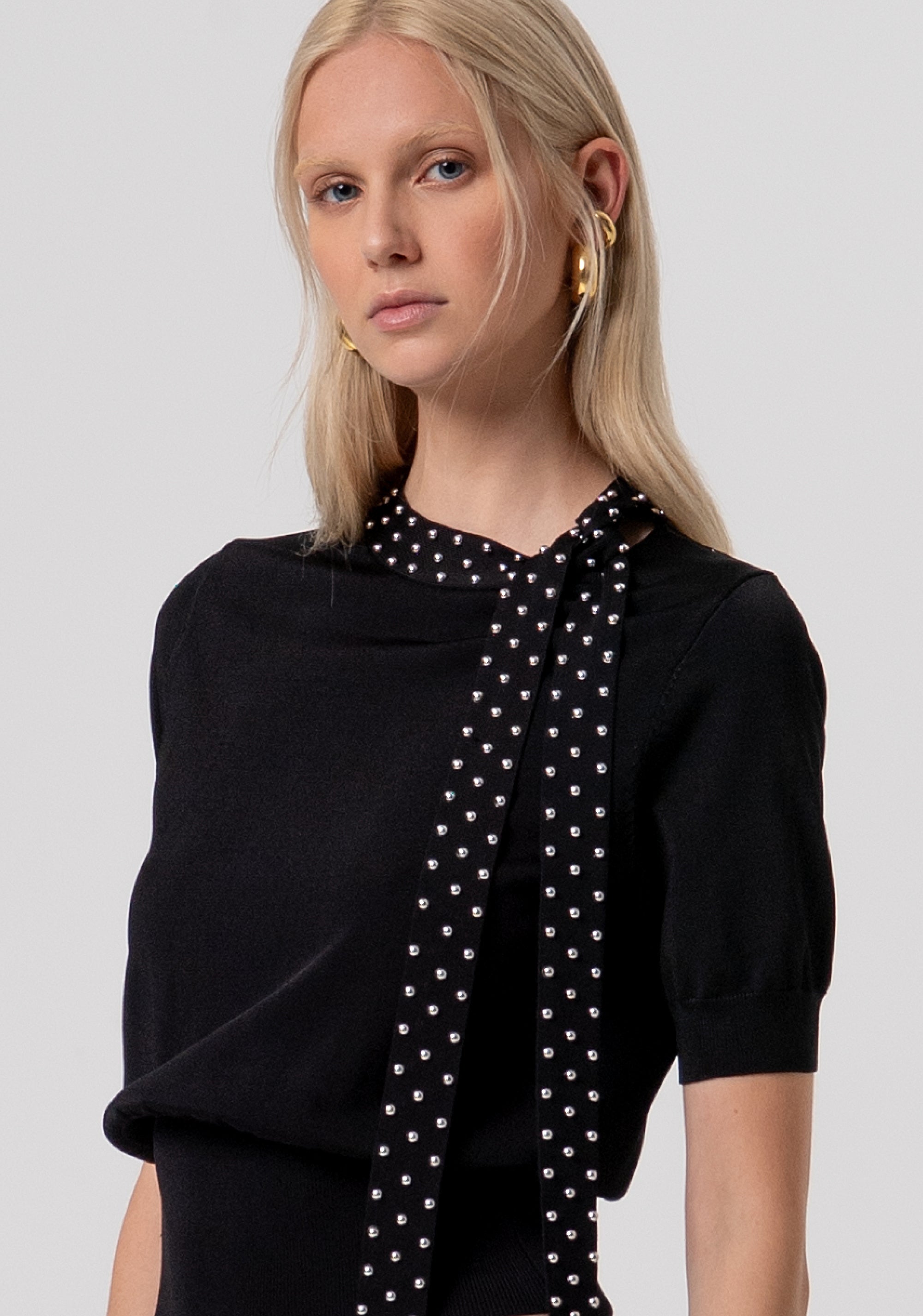 Knitwear regular fit with short sleeves Fracomina FR26ST7033K42101-053-2