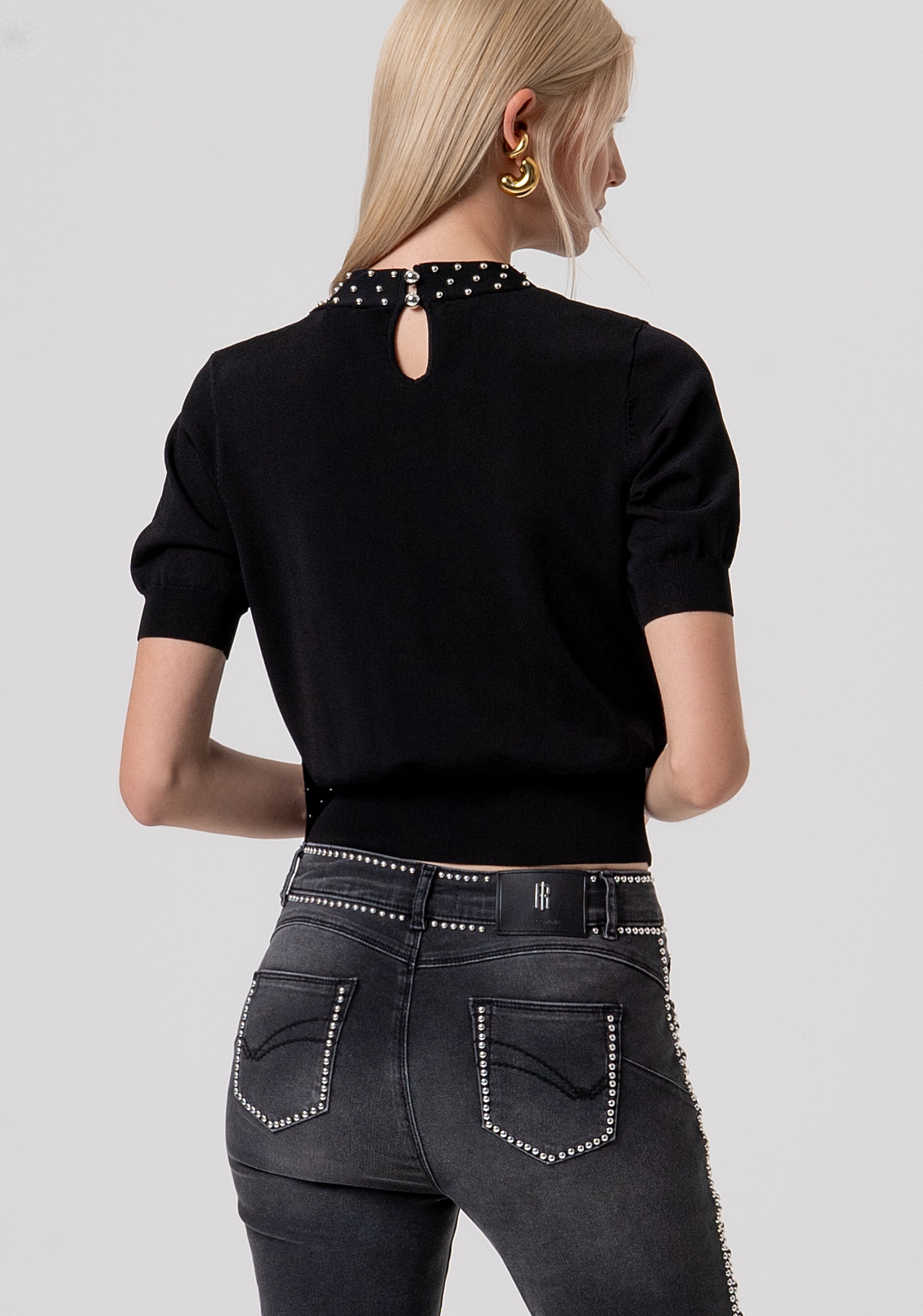 Knitwear regular fit with short sleeves Fracomina FR26ST7033K42101-053-3