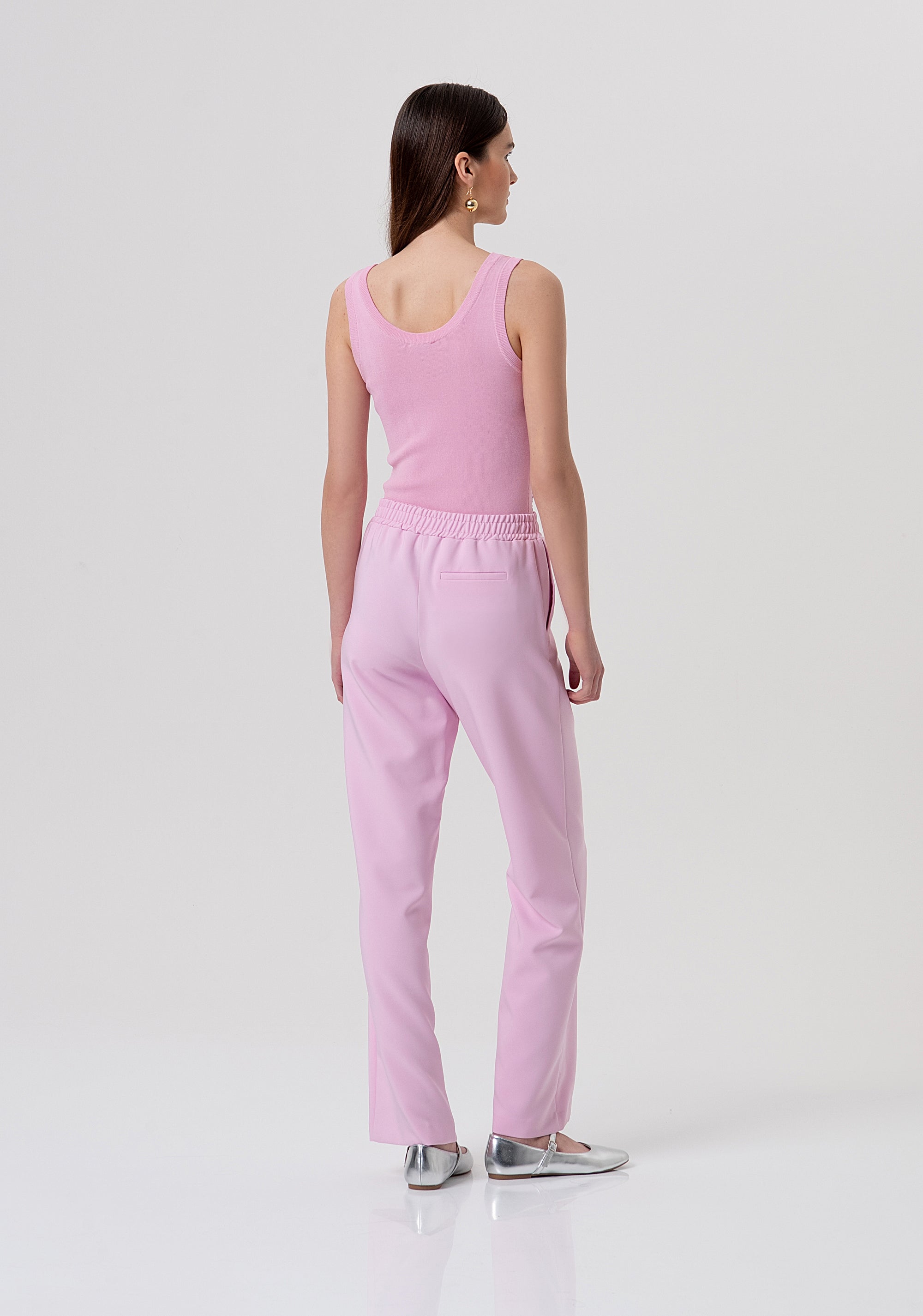 Pant regular fit with coulisse at the waist Fracomina FR26SV2001W42901-226-3