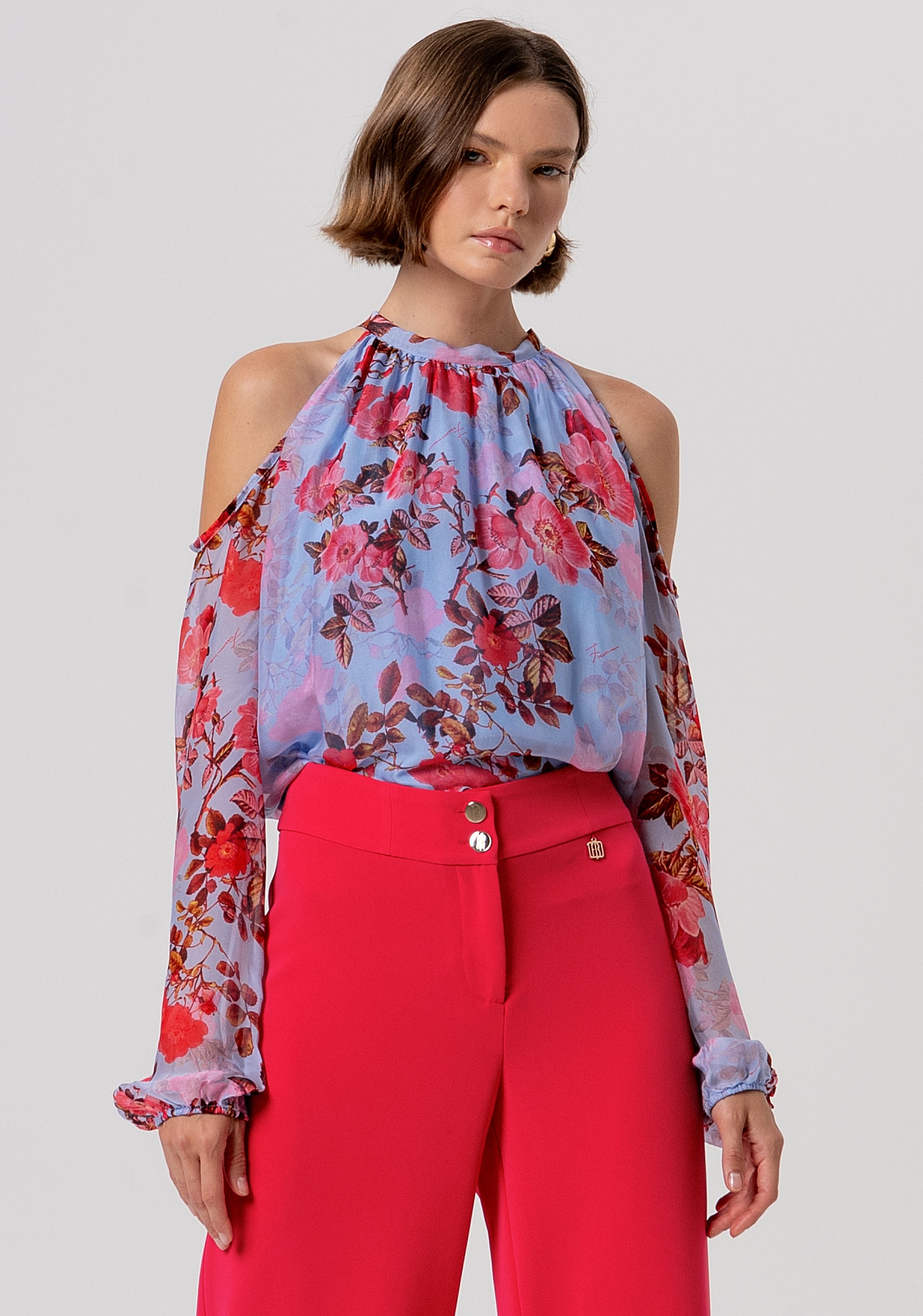 Palazzo pant flare Fracomina FR26SV3002W83001-101-2