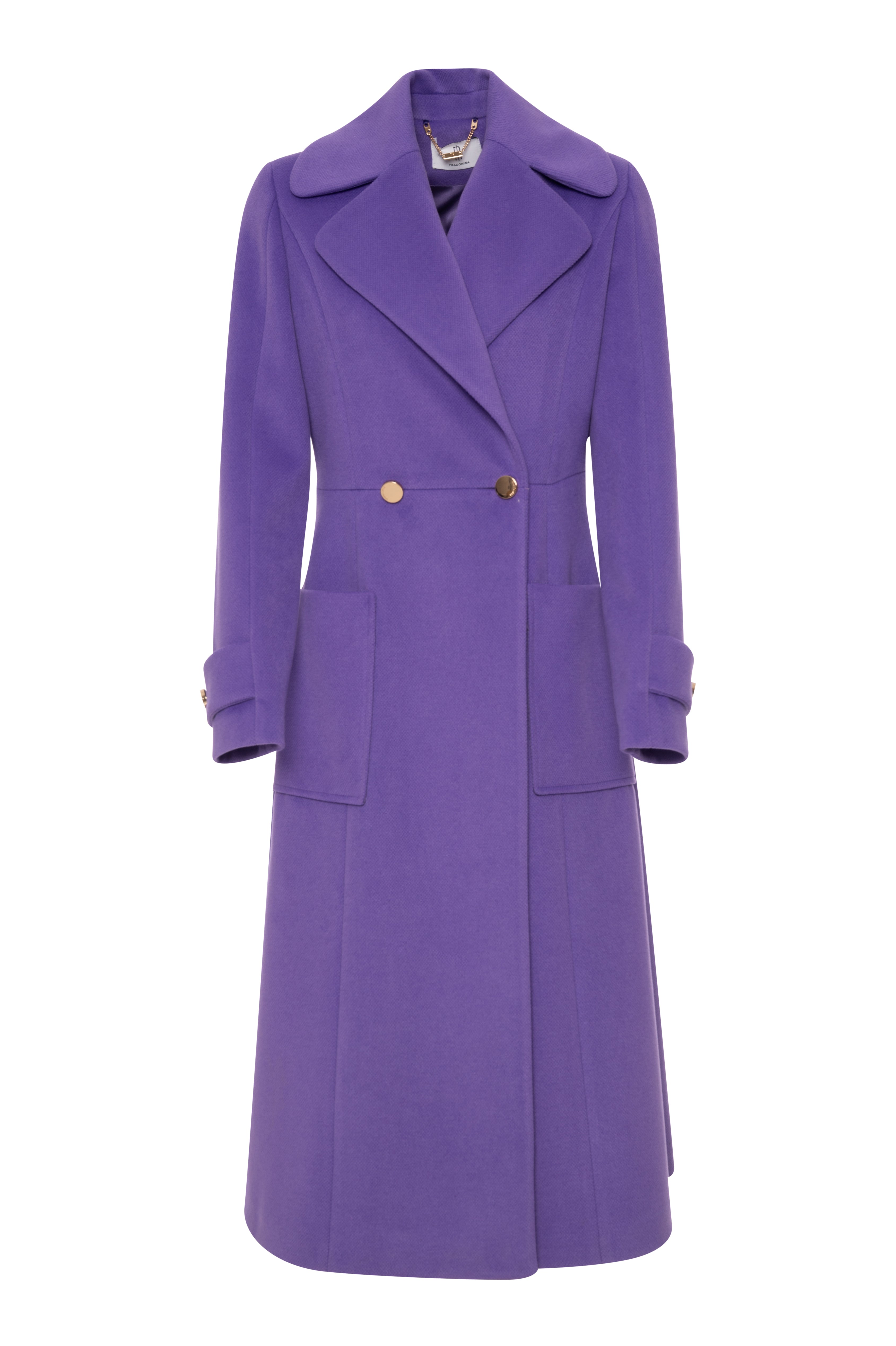 Long coat regular fit made in cloth Fracomina FR26WC1009W40601-KE8-1