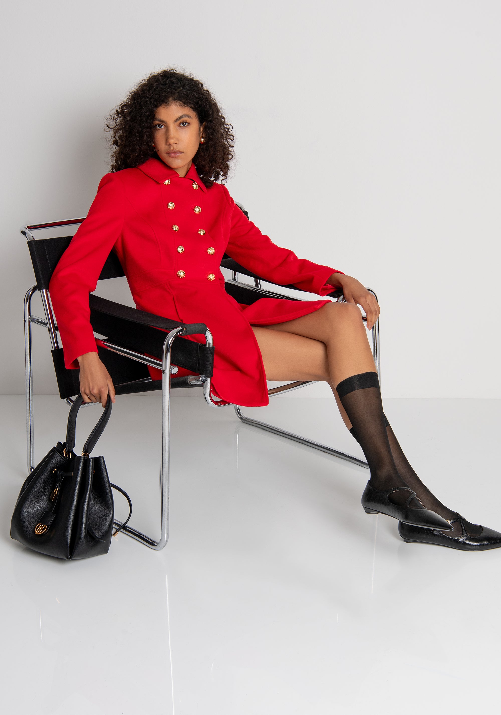 Coat regular fit double breasted Fracomina FR26WC1019W85001-234