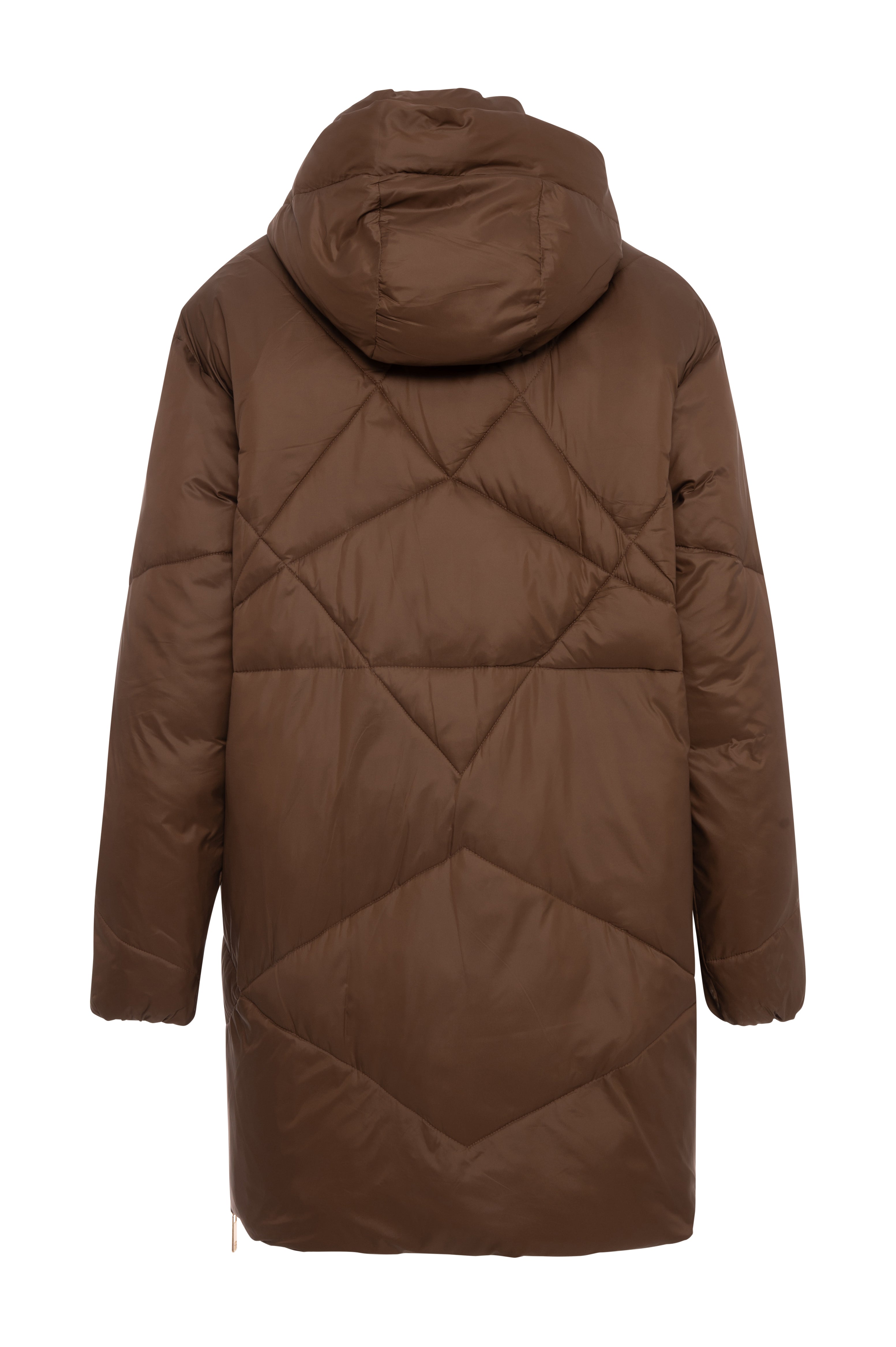 Padded jacket regular fit with hood Fracomina FR26WC3017O46401-KG3-2