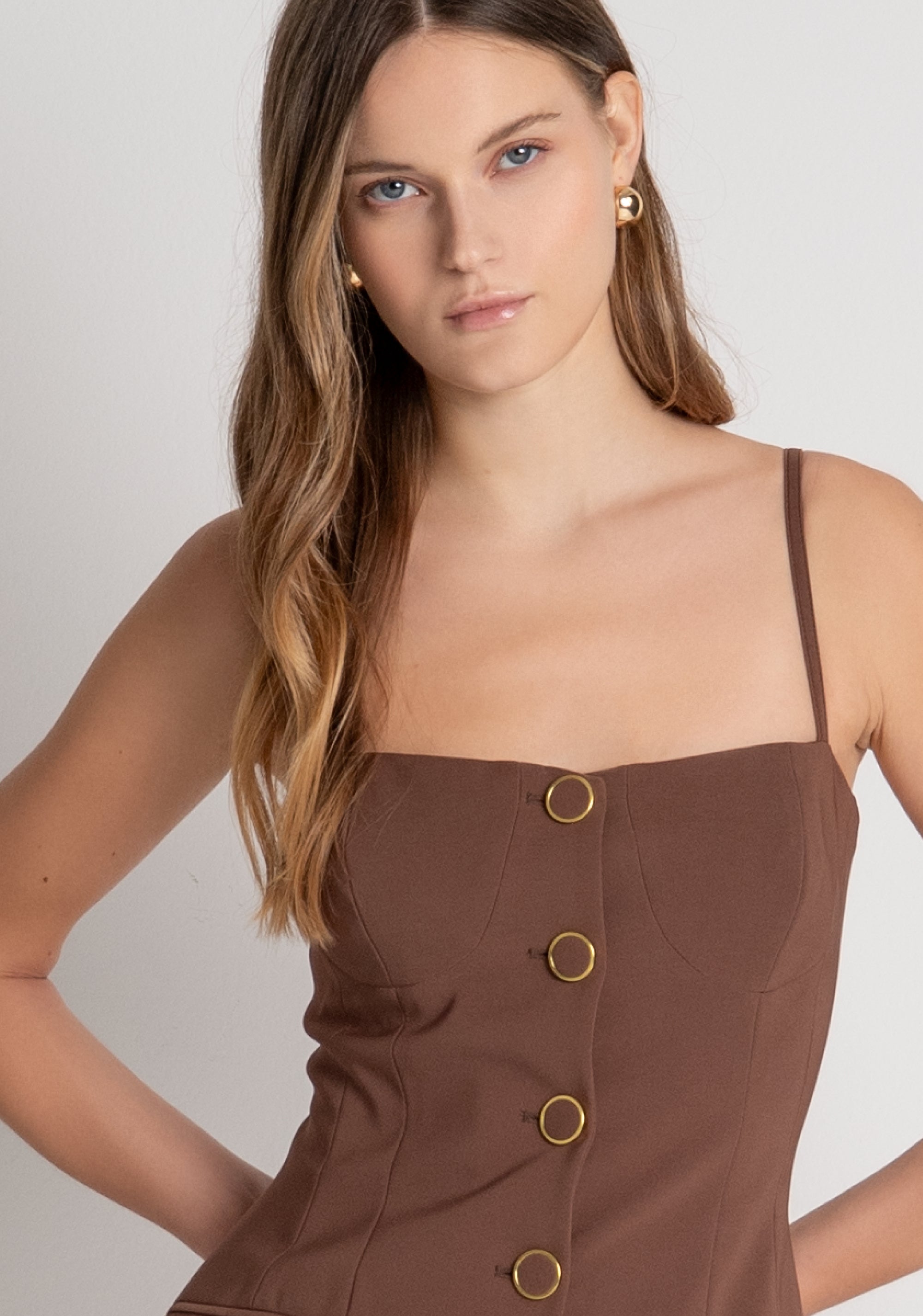 Sleeveless mini dress Fracomina FR26WD1001W42901-149-3