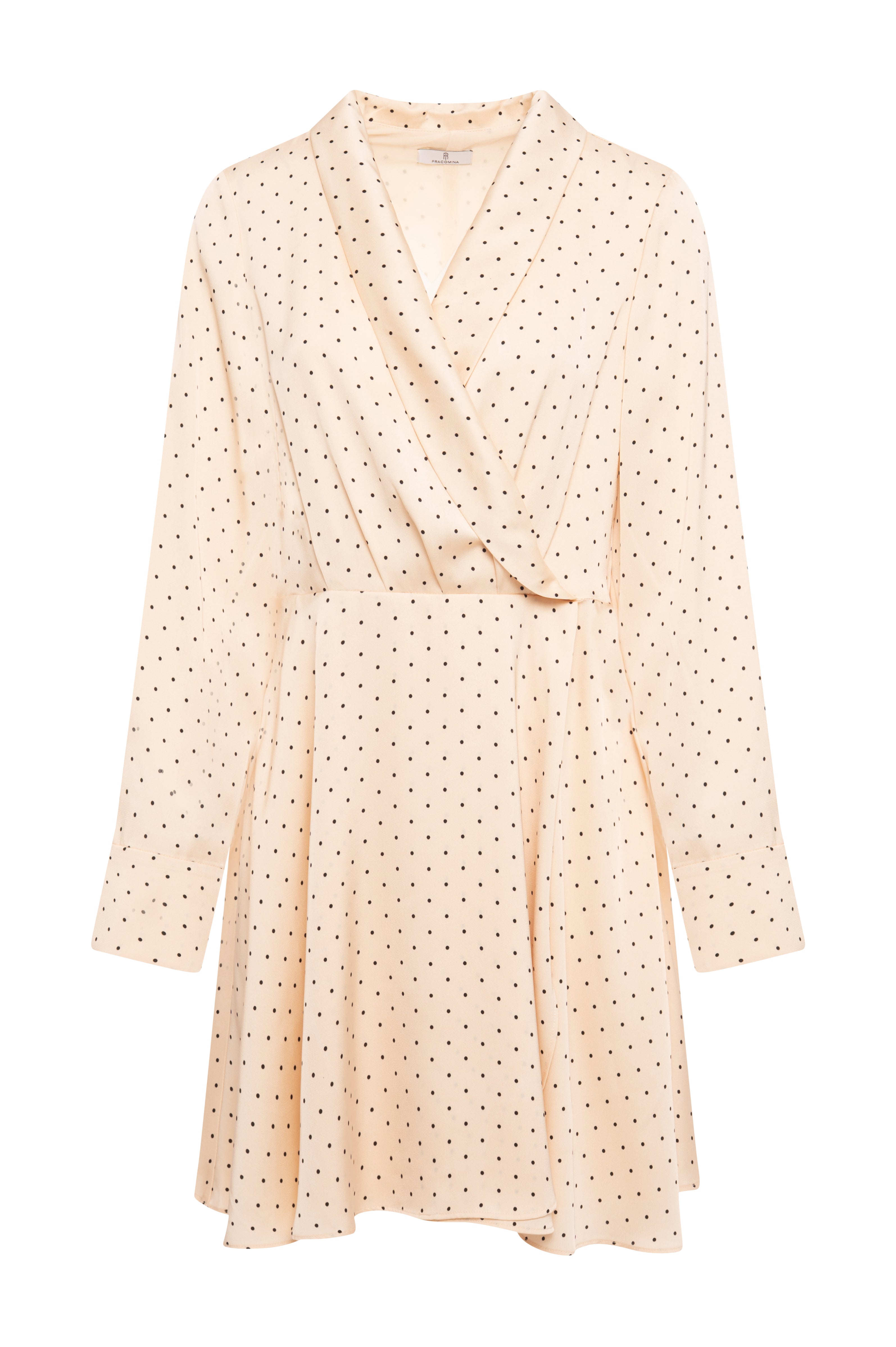 Mini dress regular fit with polka dots pattern Fracomina FR26WD1023W411D2-KF6-1