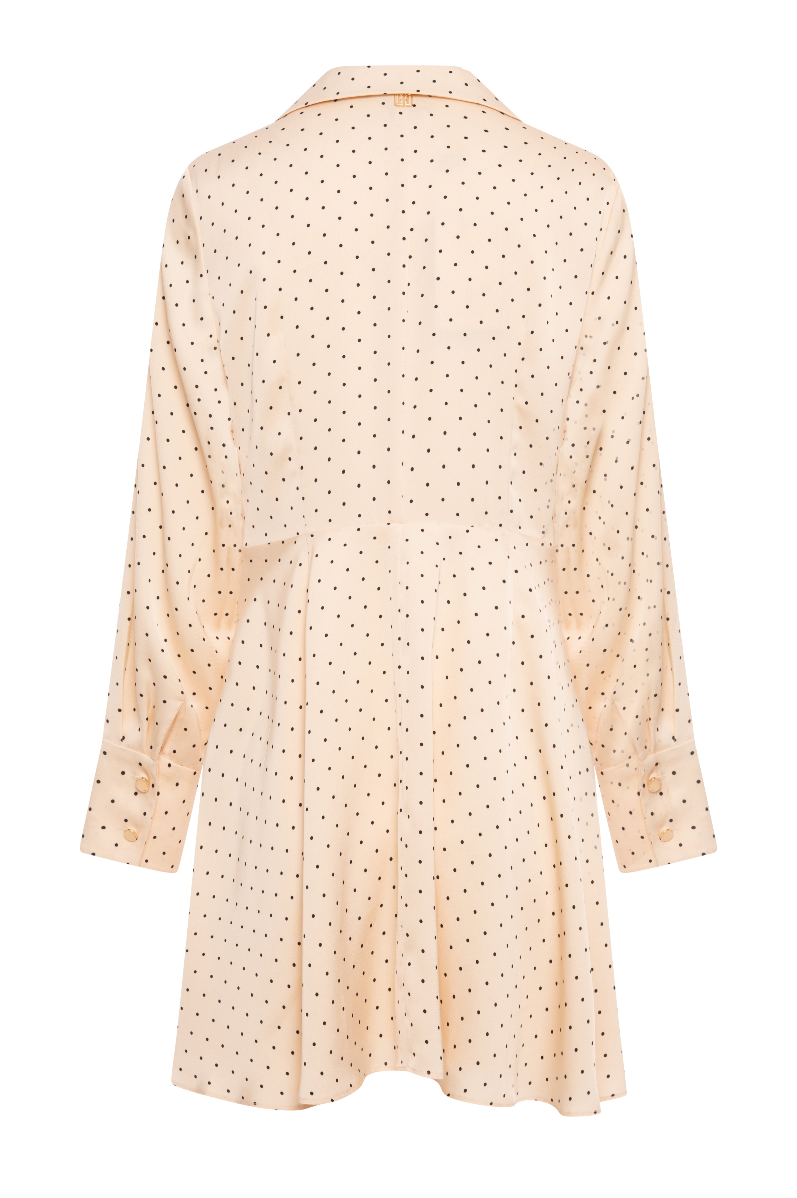 Mini dress regular fit with polka dots pattern Fracomina FR26WD1023W411D2-KF6-2