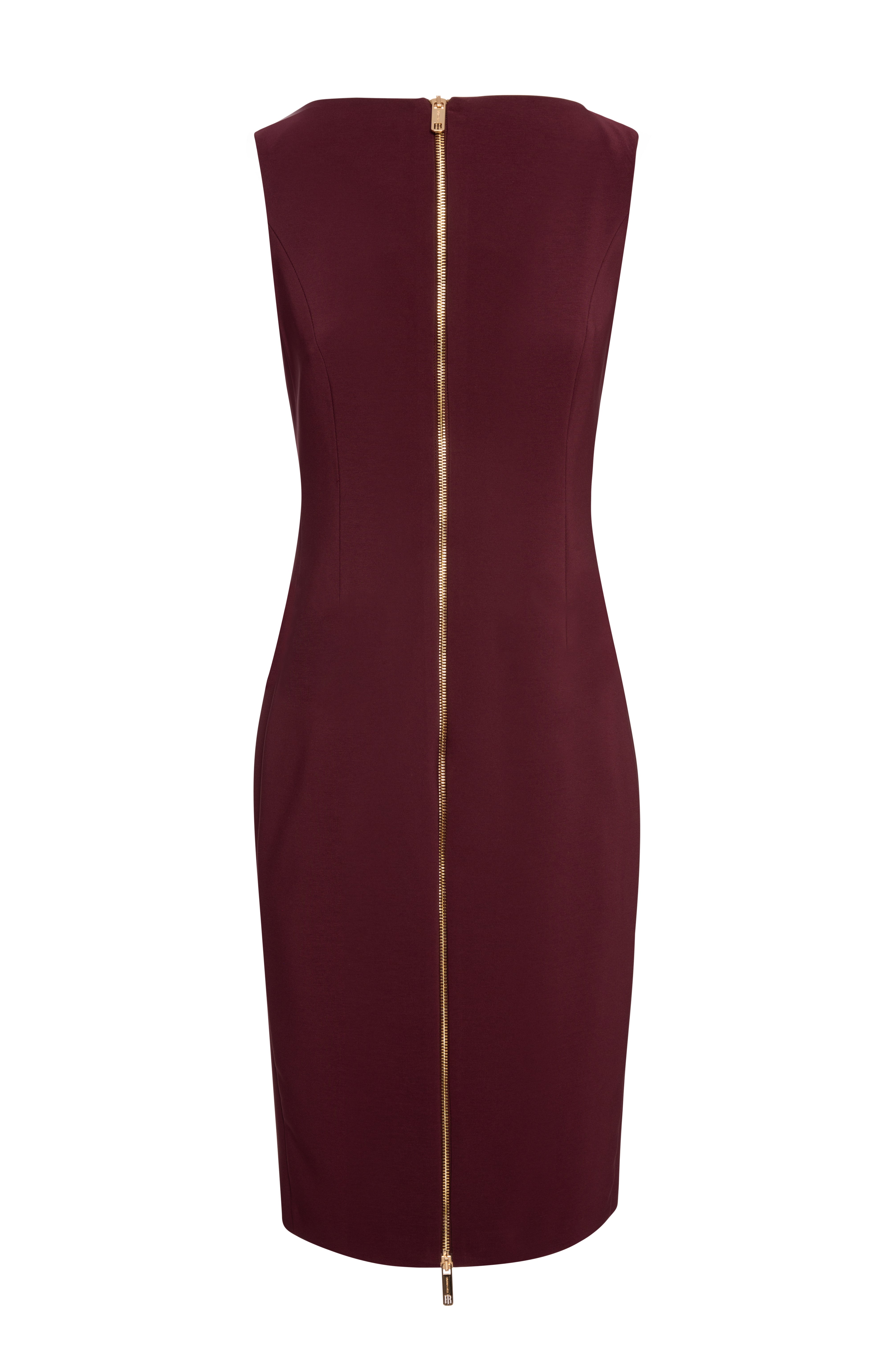 Dress slim fit middle length made in stretch fabric Fracomina FR26WD2001W42901-KF4-2