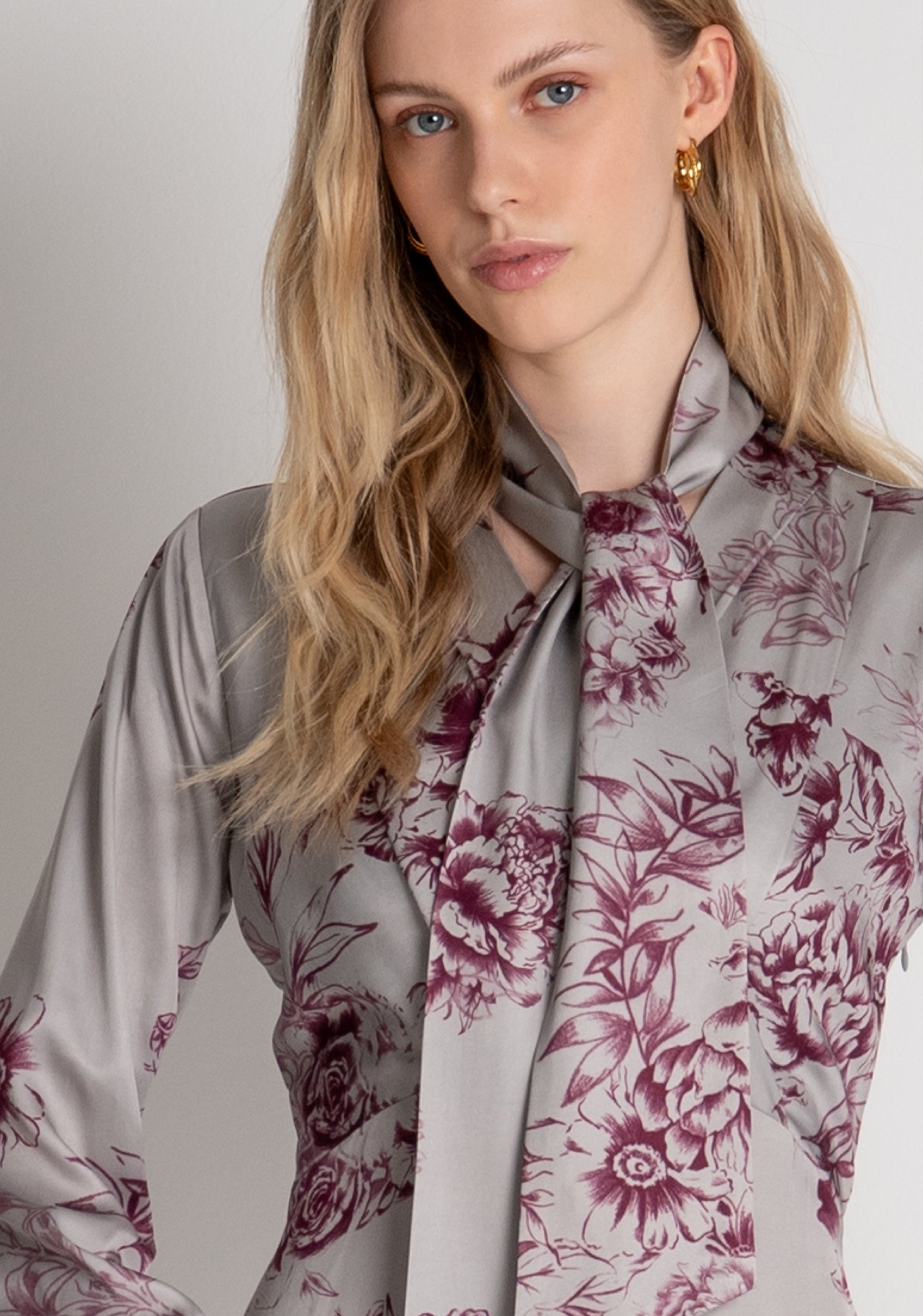 Dress regular fit middle length with flowery pattern Fracomina FR26WD2017W583K2-179-3