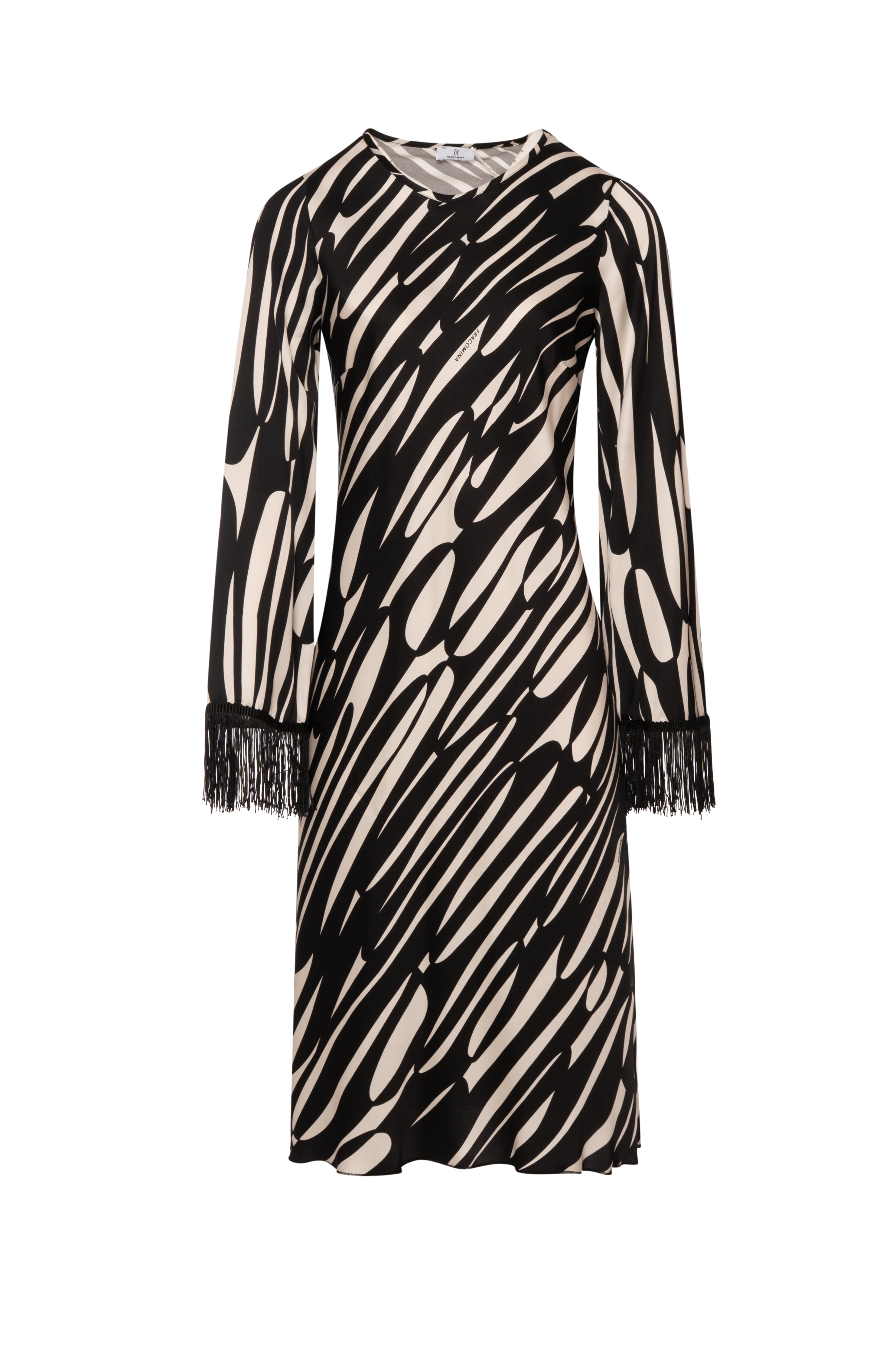 Dress regular fit middle length with conceptual pattern Fracomina FR26WD2020W583J4-K93-1
