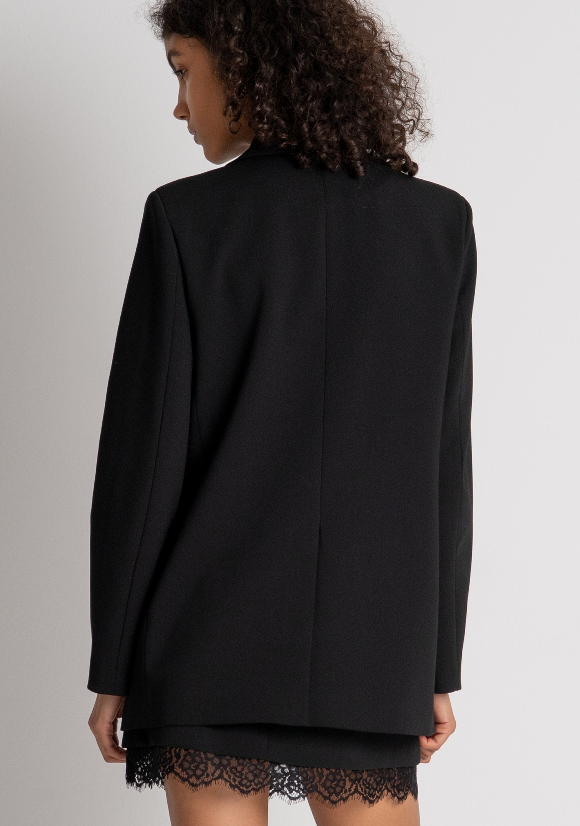 Long blazer jacket regular fit single breasted Fracomina FR26WJ3008W84901-053-4