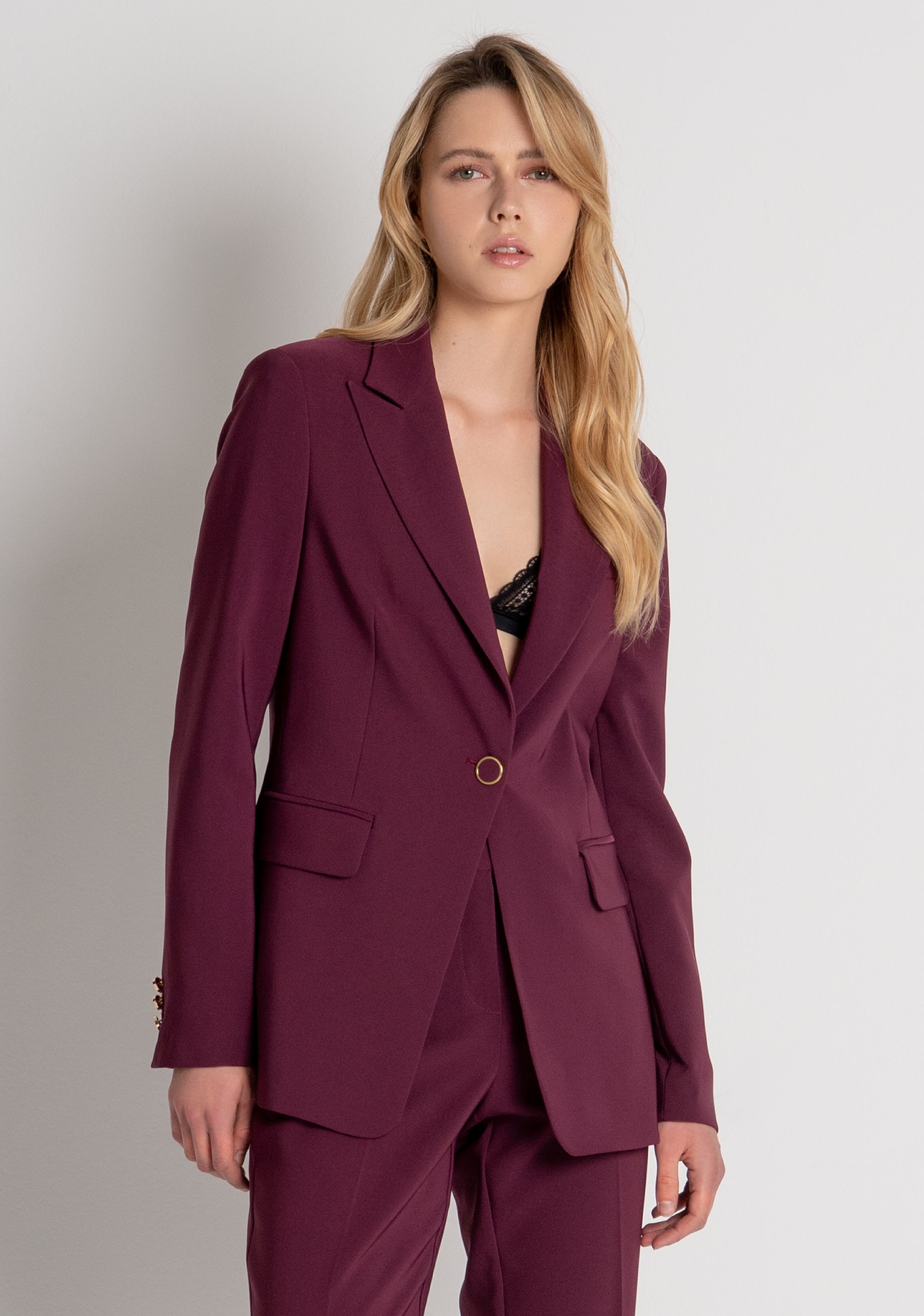 Blazer jacket regular fit single breasted Fracomina FR26WJ3030W42901-2