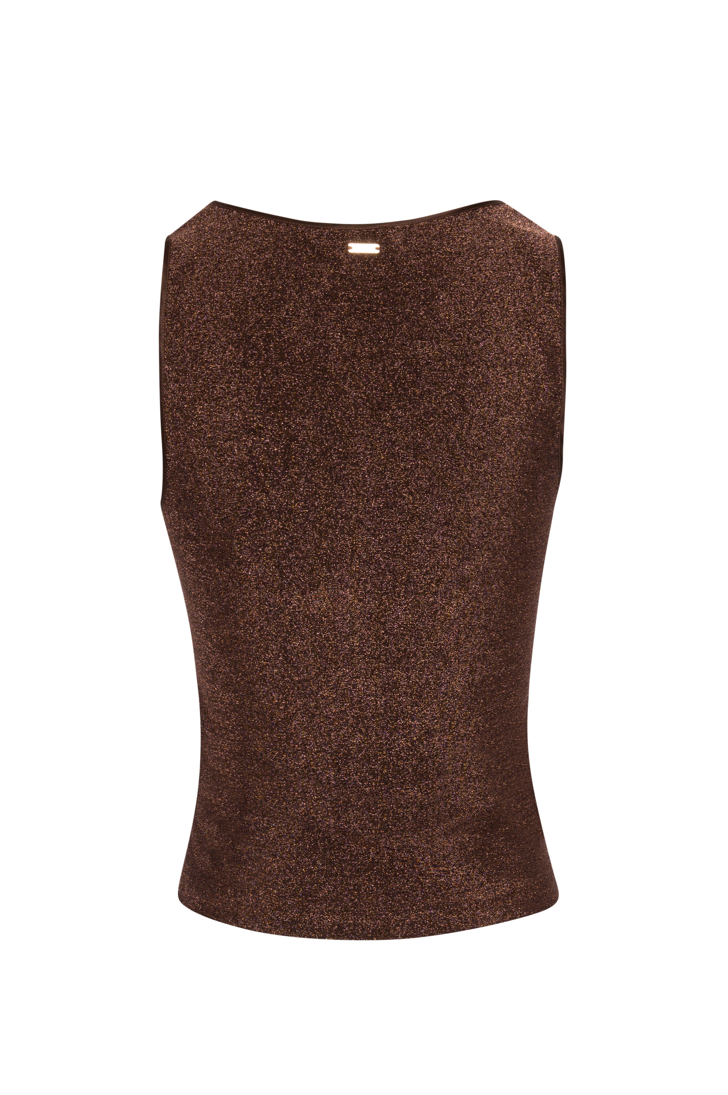 Tank top slim fit with lurex Fracomina FR26WT2021J453Q7-KG9-2