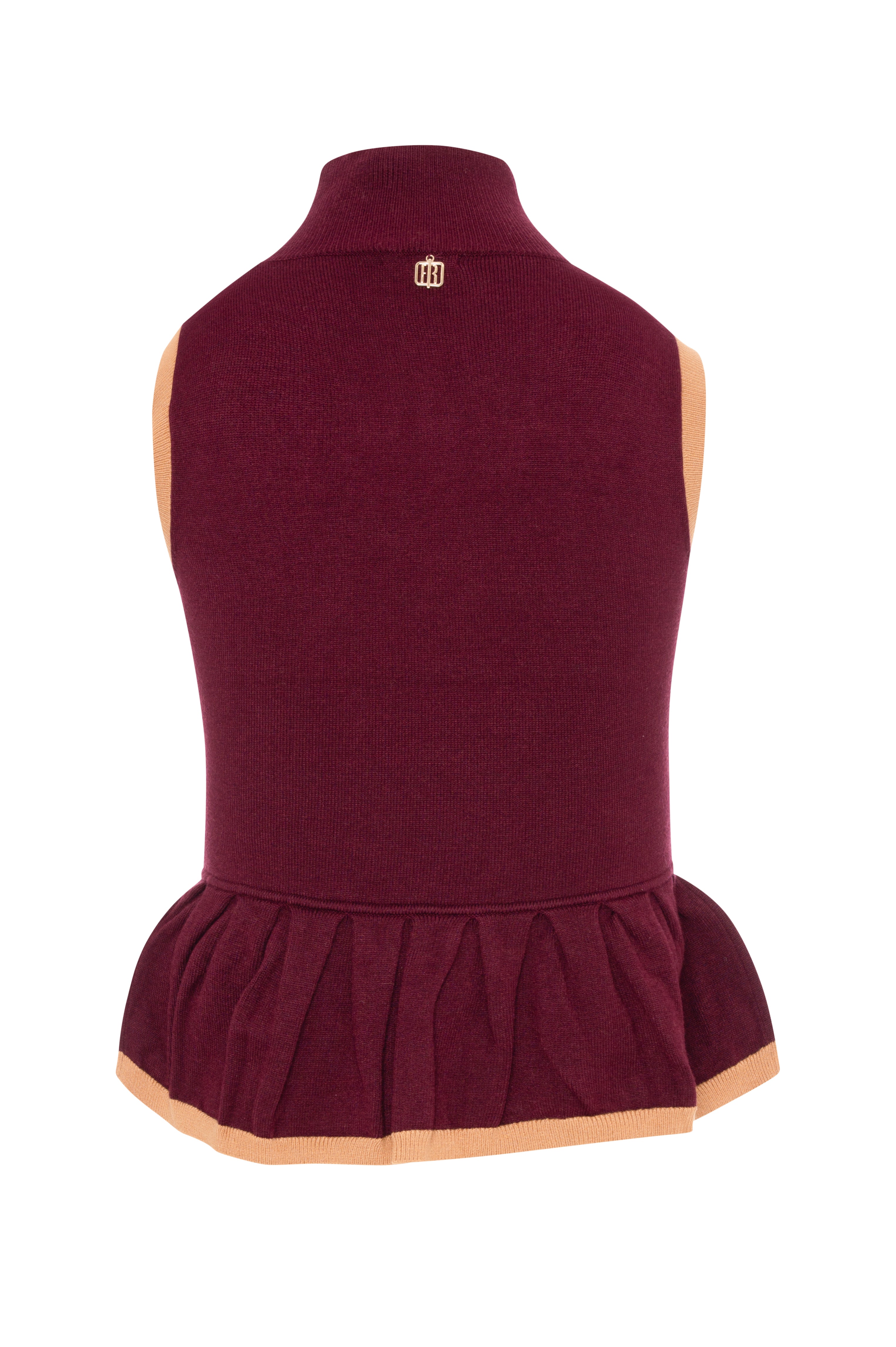 Knitted tank top double colour Fracomina FR26WT4009K50401-KH0-2