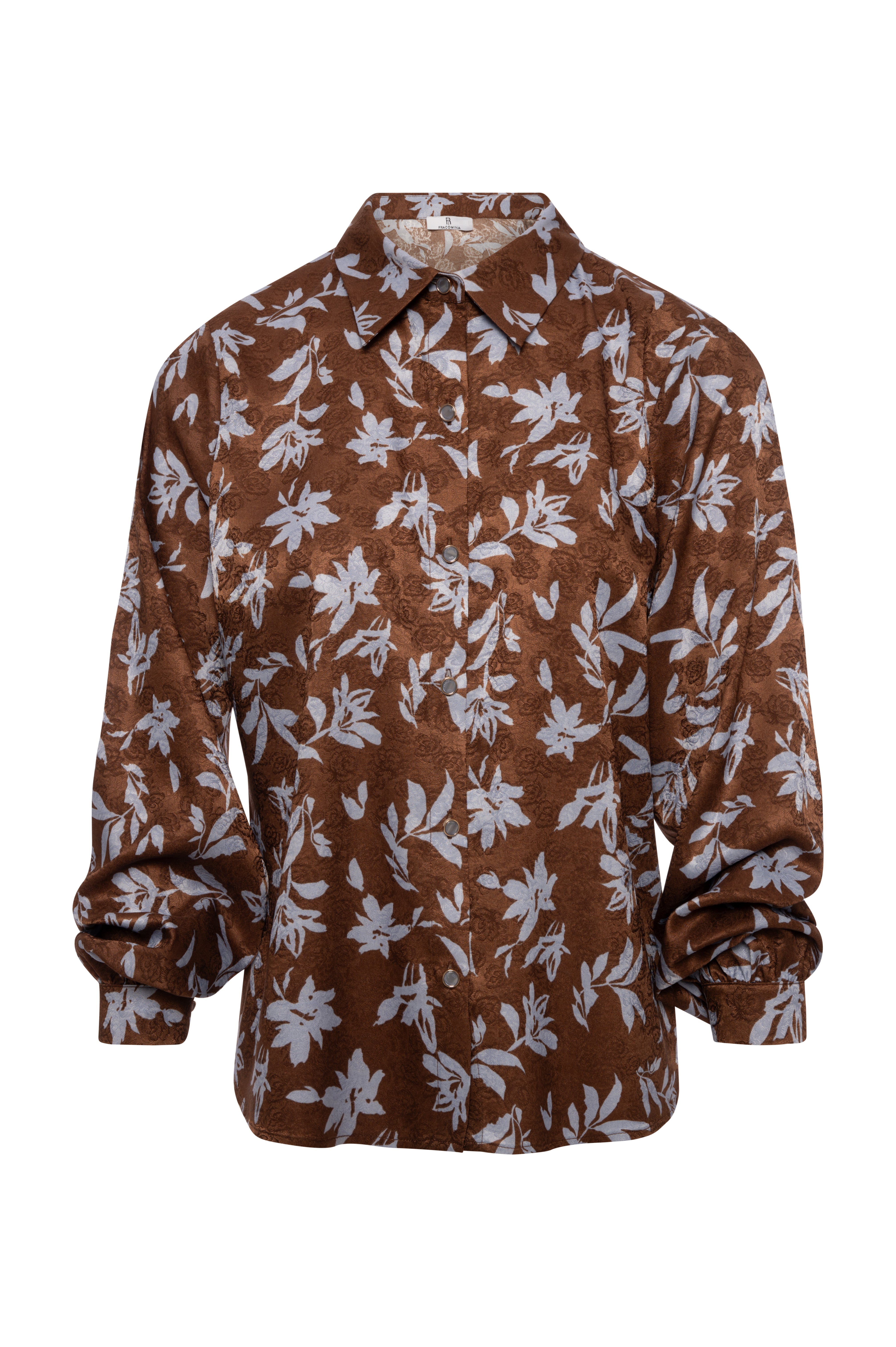 Shirt regular fit with flowery pattern Fracomina FR26WT6001W411K2-KH1-1