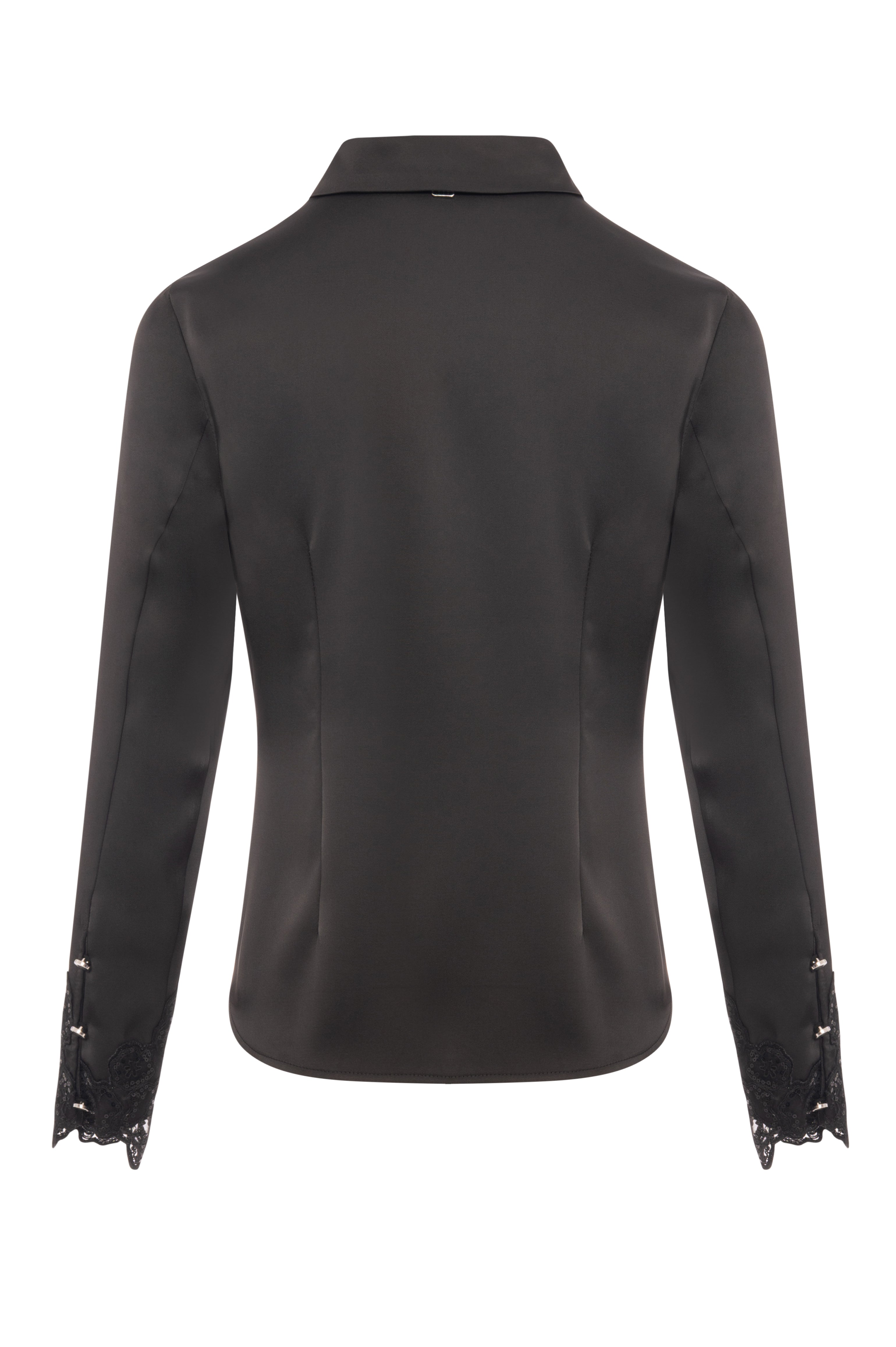 Shirt slim fit made in satin Fracomina FR26WT6002W41101-K01-2