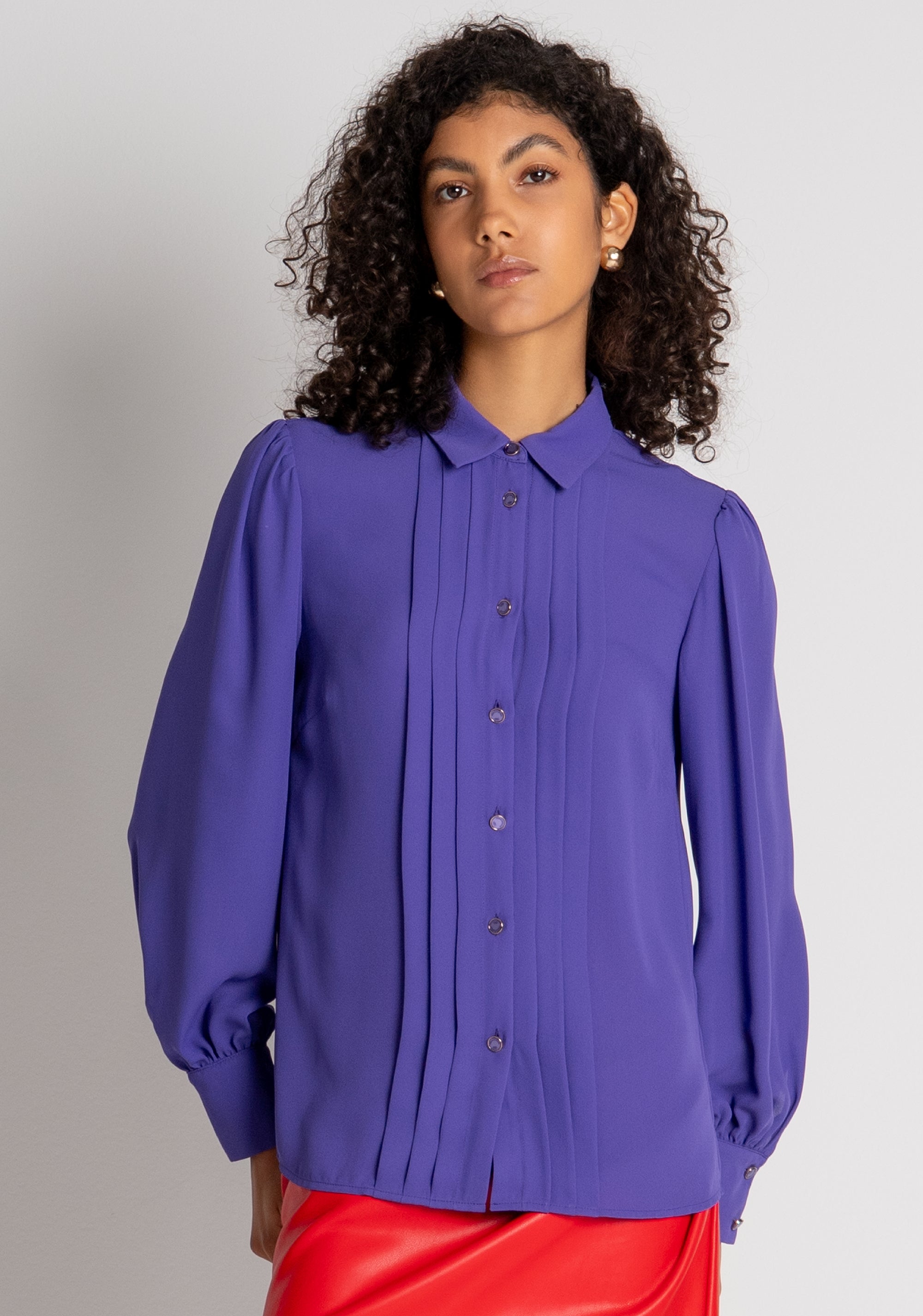 Shirt regular fit made in georgette Fracomina FR26WT6019W41201-2