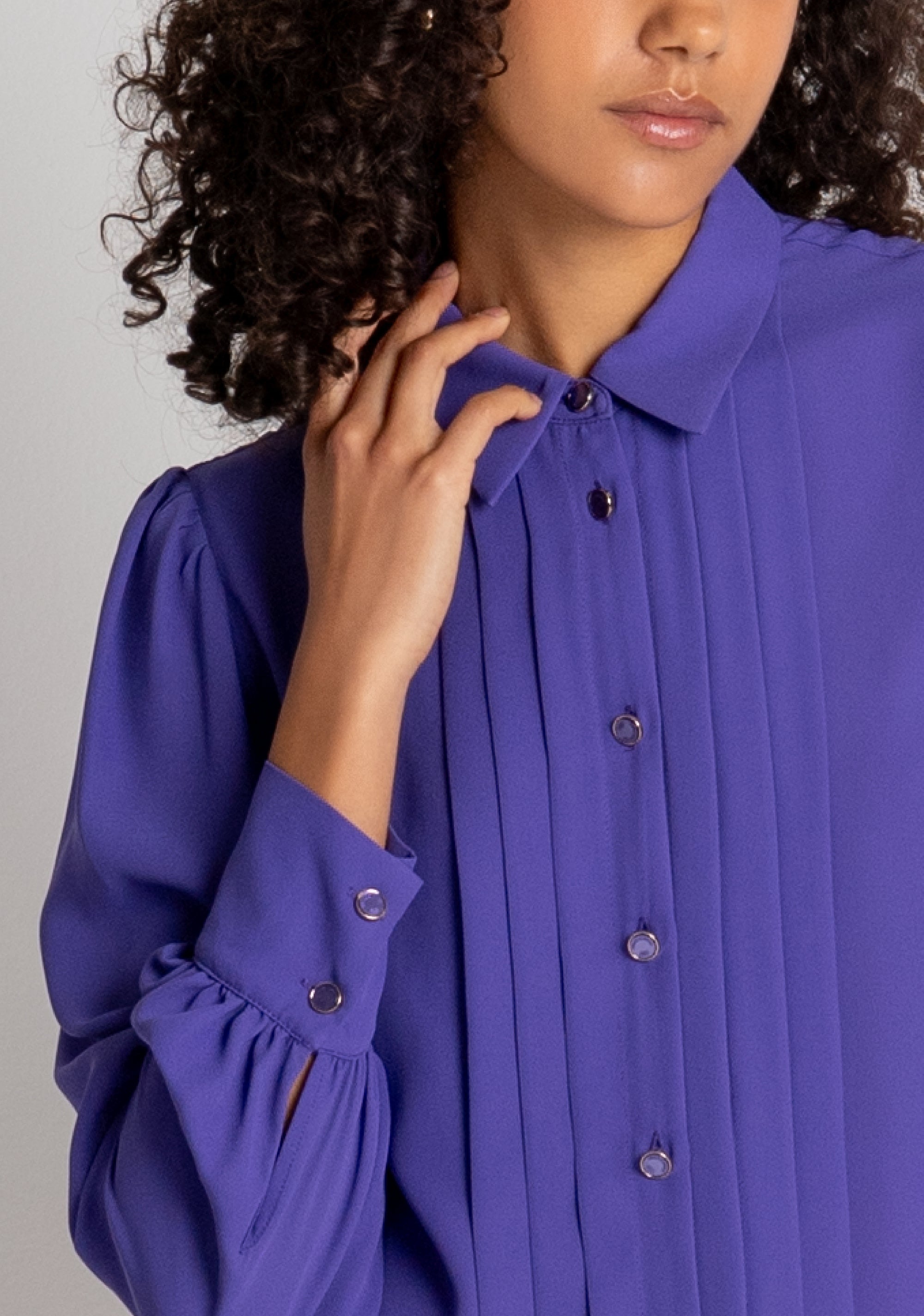 Shirt regular fit made in georgette Fracomina FR26WT6019W41201-3