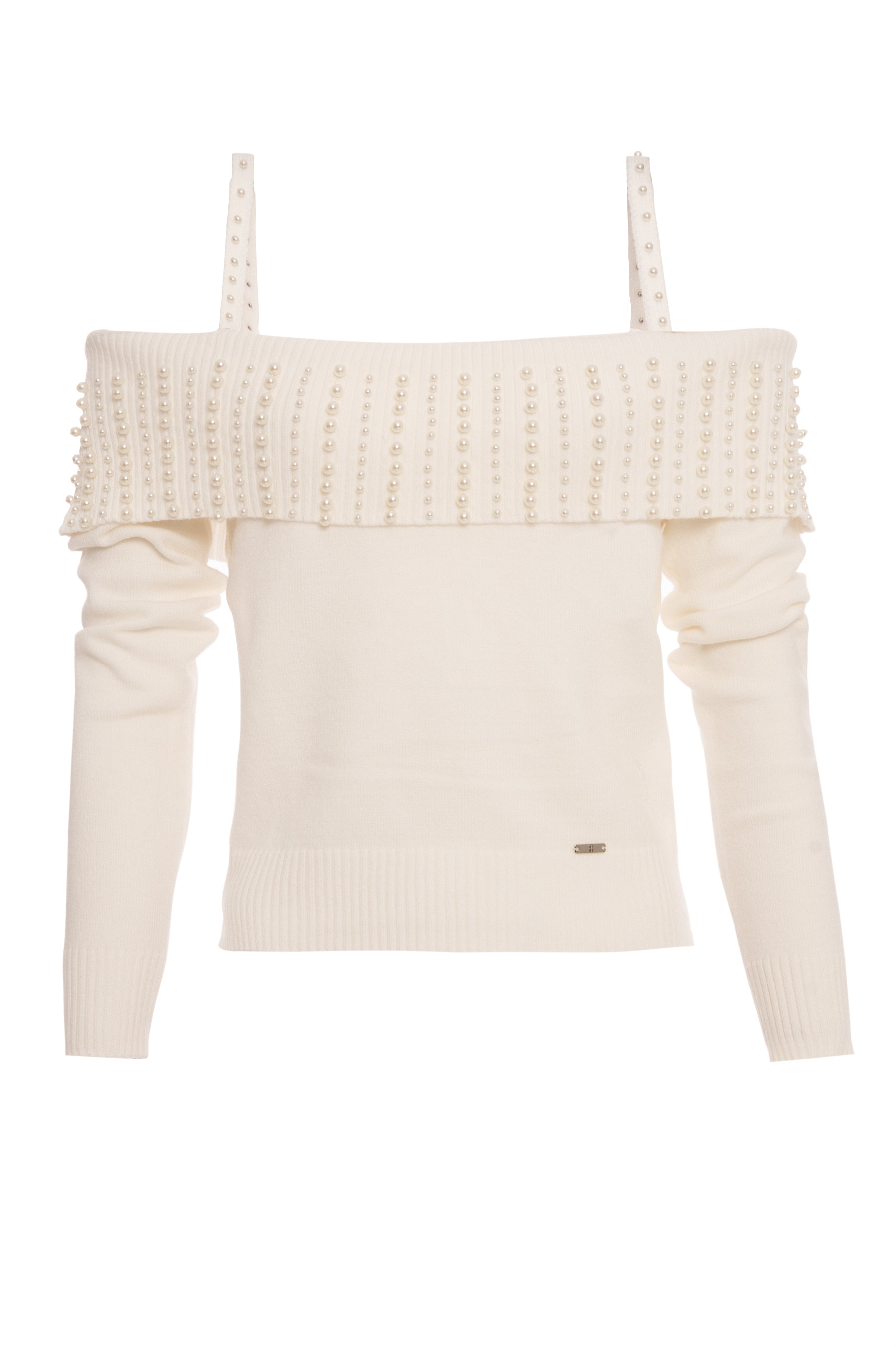 Knitwear slim fit with pearls Fracomina FR26WT7025K506R9-108-1