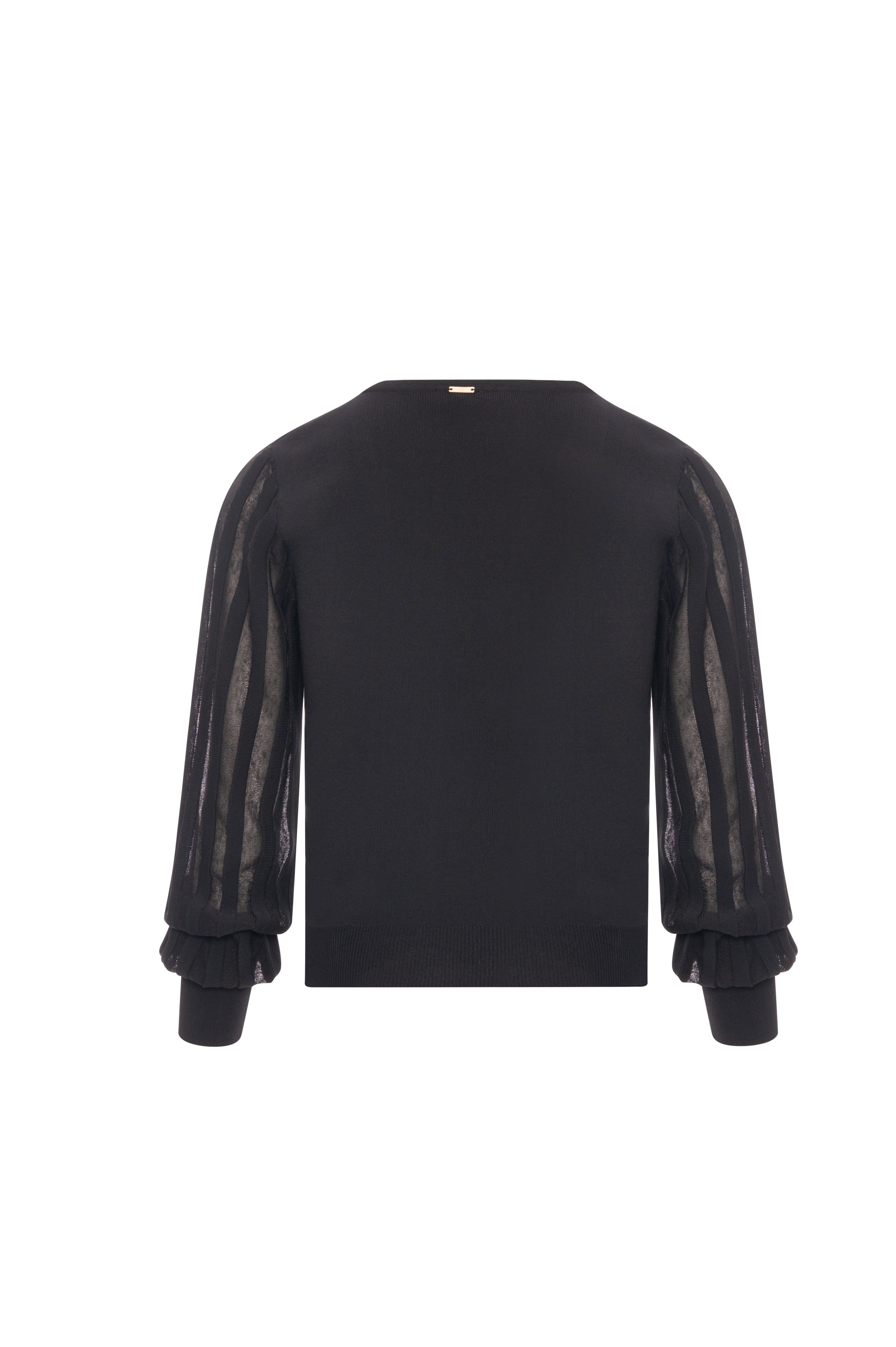 Knitwear regular fit with long sleeves with plissè effect Fracomina FR26WT7030K416F9-K01-2