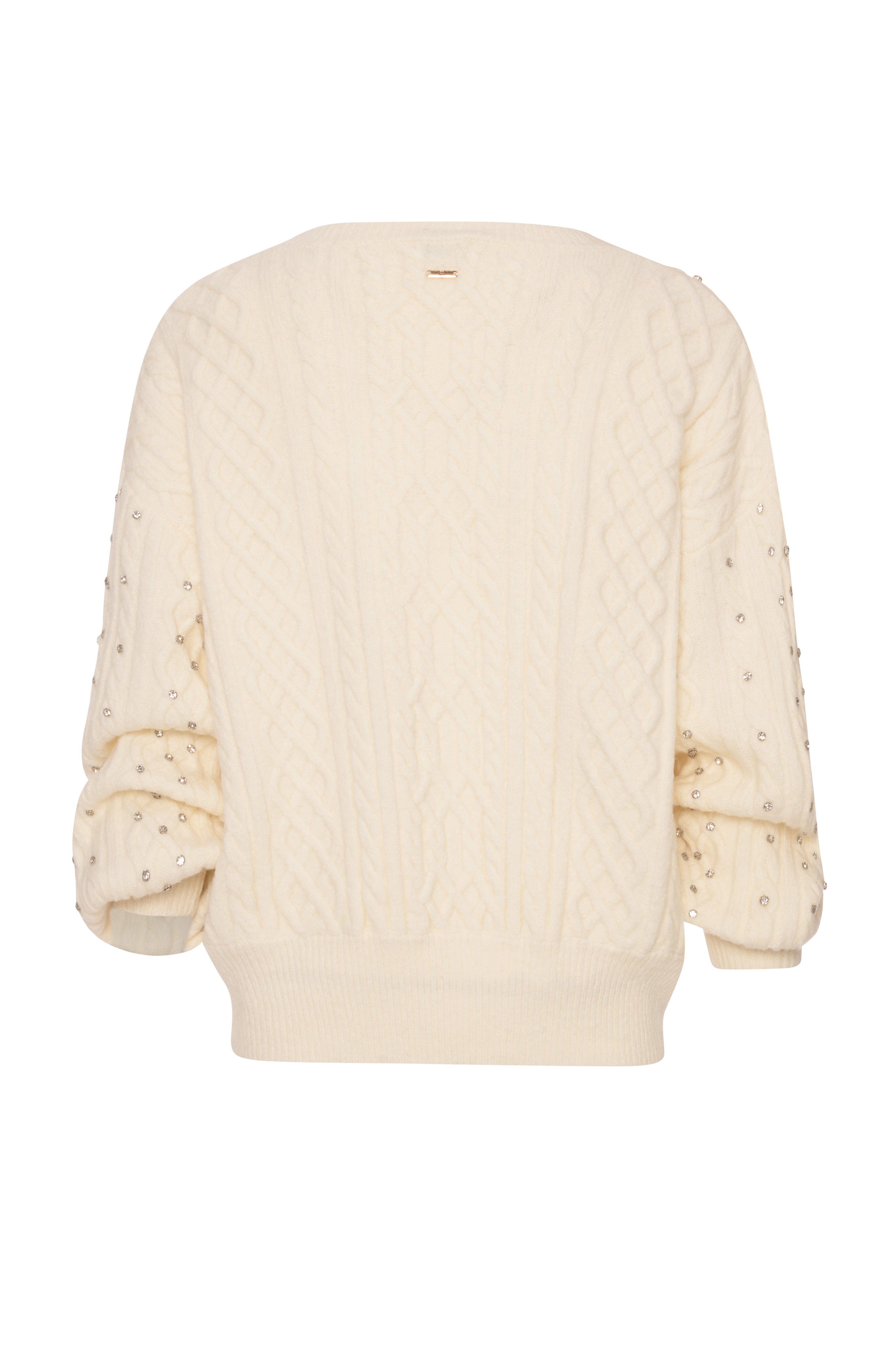 Knitwear over fit with cable stitch Fracomina FR26WT7039K457R9-K17-2