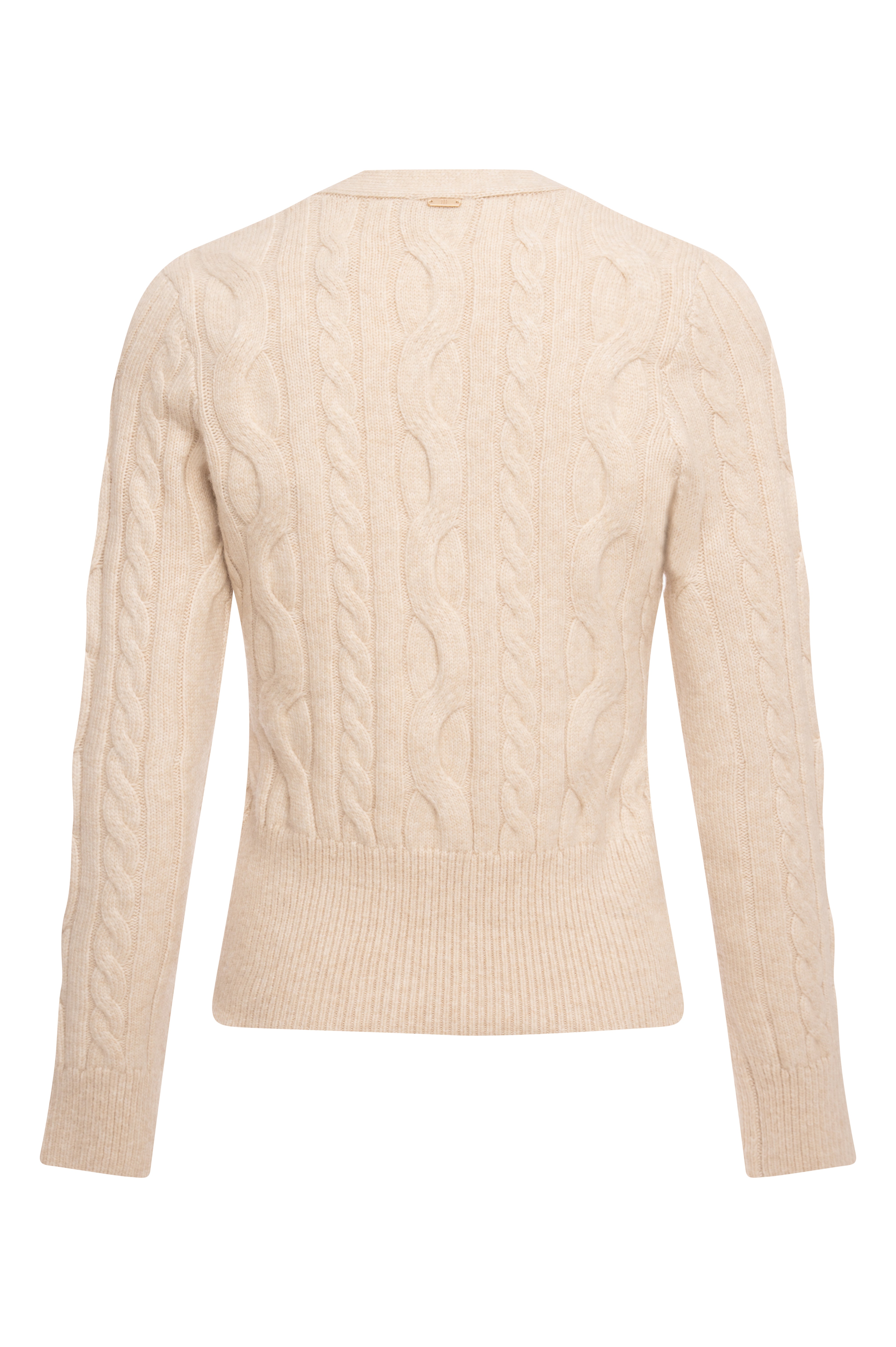Knitted cardigan regular fit with cable stitch Fracomina FR26WT8021K49701-KF7-2