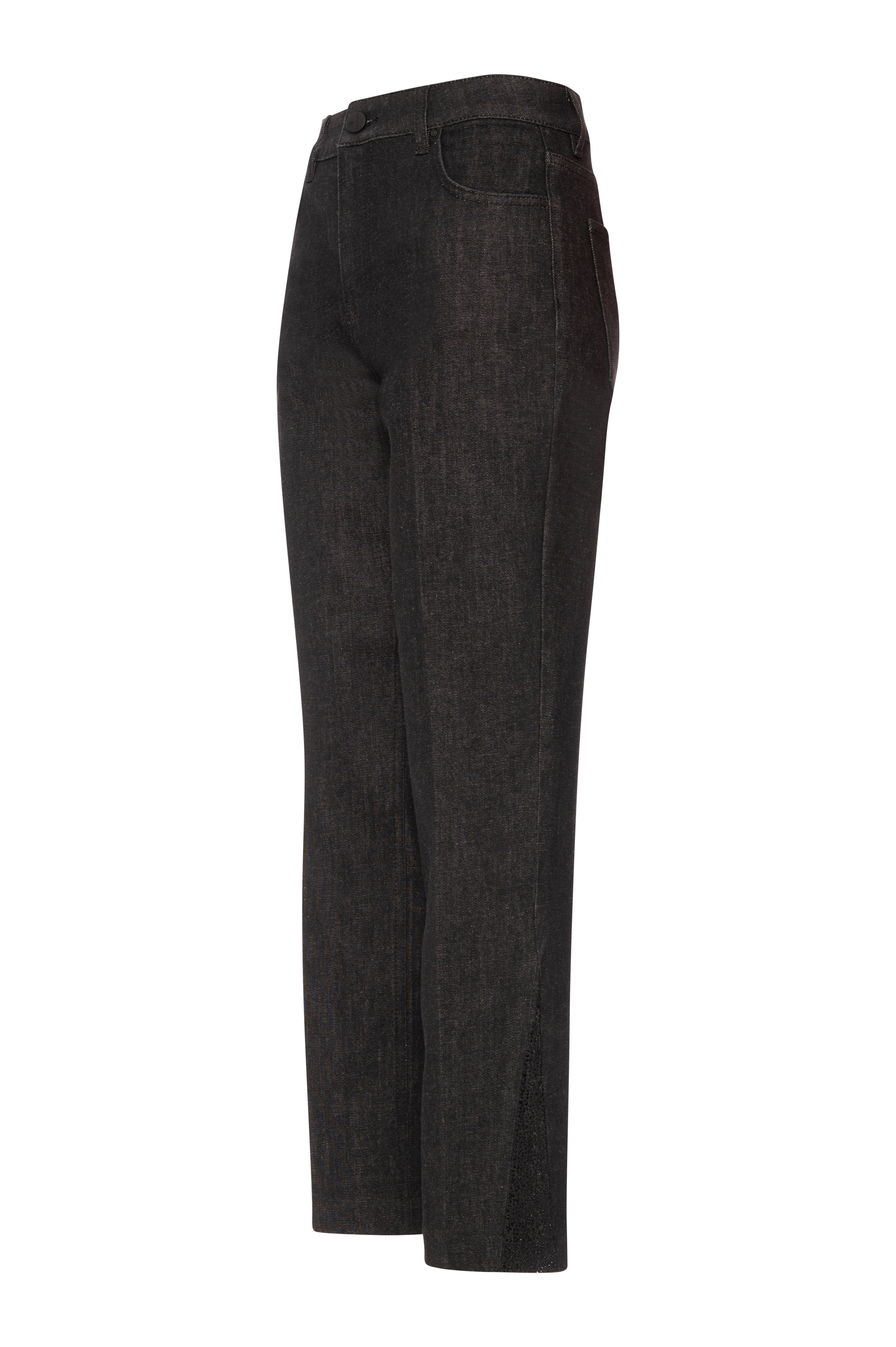 Jeans regular fit made in black denim with rince wash Fracomina FR26WV2022D46001-K01-3