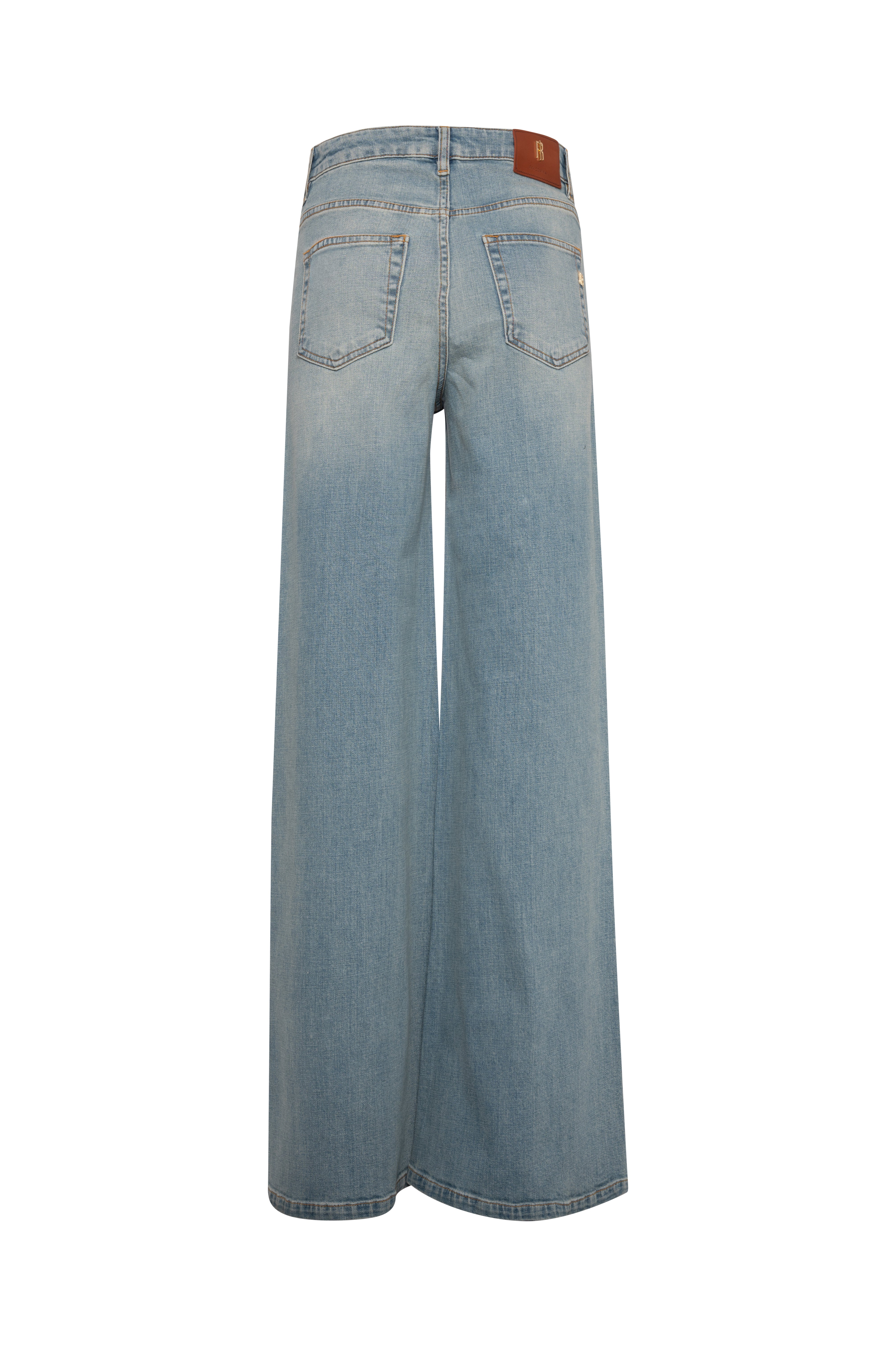 Jeans flare made in denim with light wash Fracomina FR26WV3015D450R9-KG7-2
