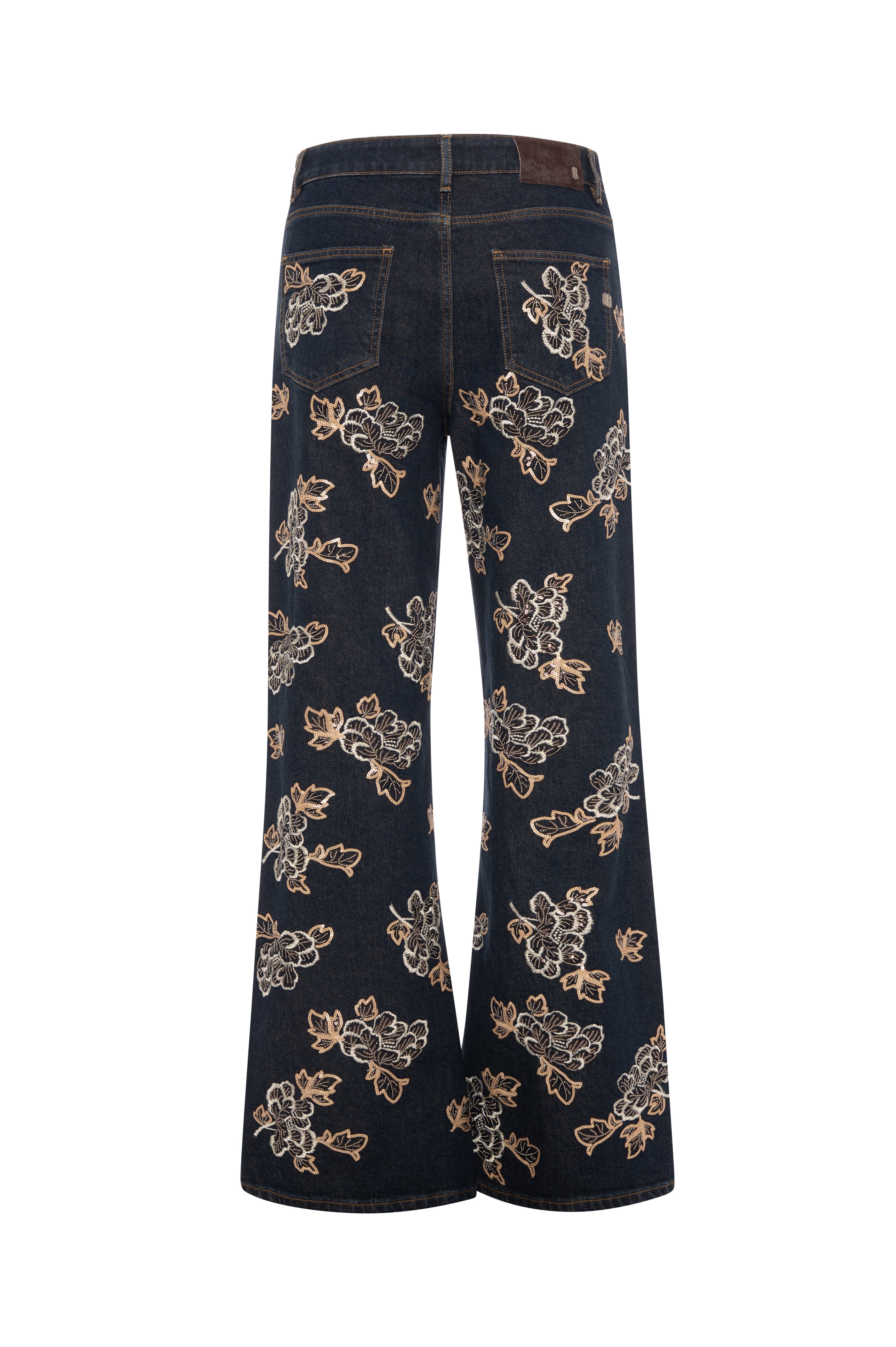 Jeans flare made in denim with middle wash Fracomina FR26WV3022D419E5-KG0-2