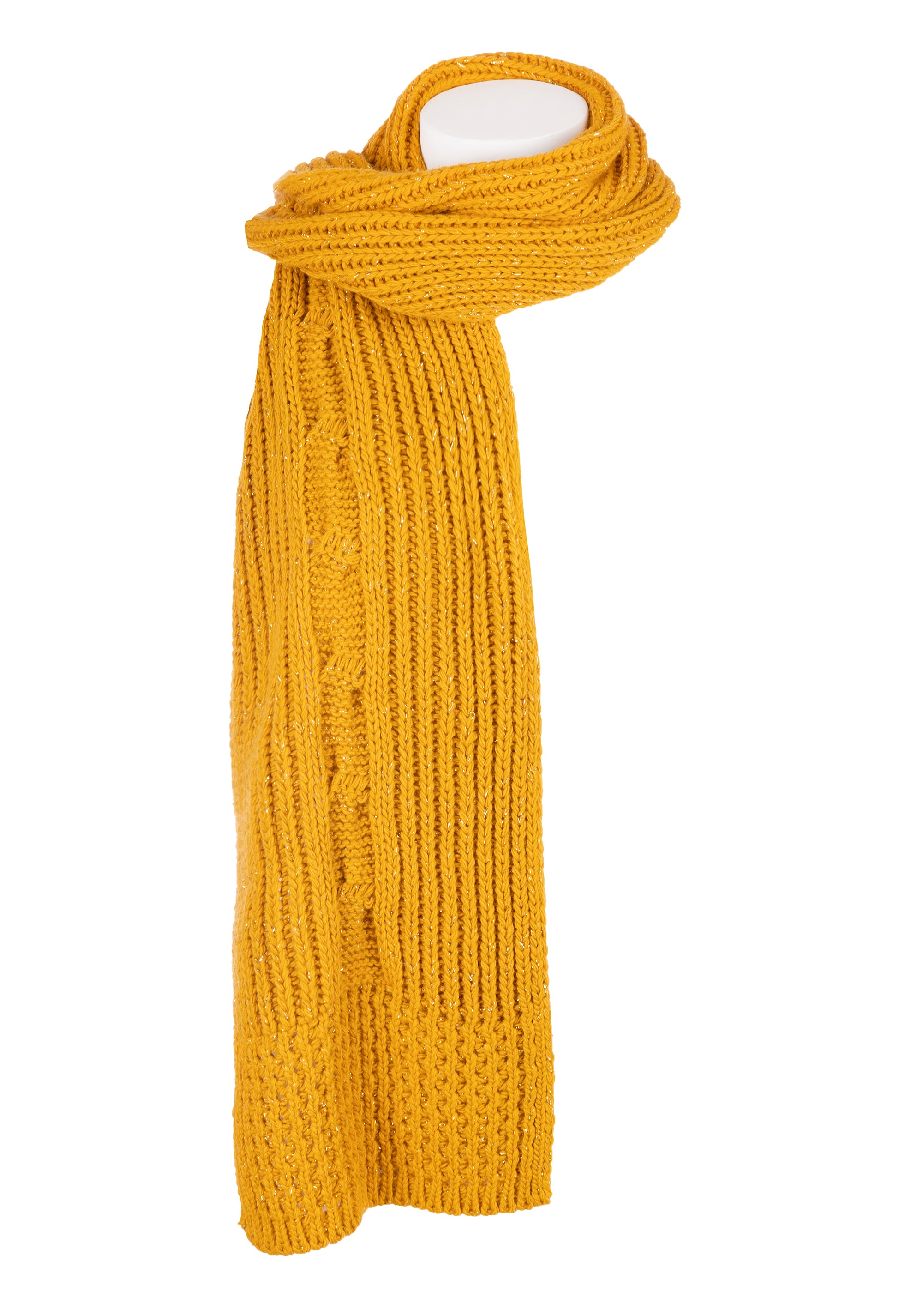 Knitted scarf regular size with lurex Fracomina FS23WA2003K441Q7-R85-1