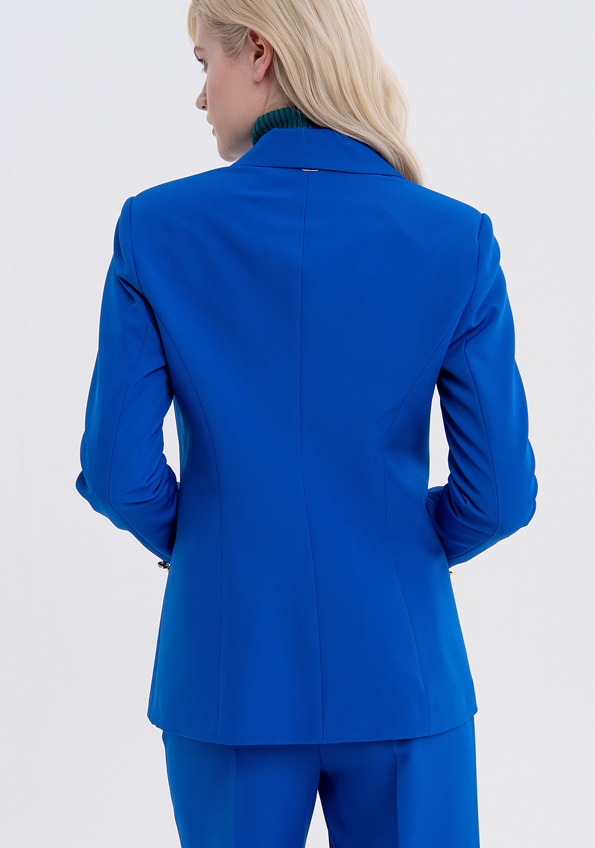 Blazer jacket regular fit single breasted made in technical fabric Fracomina FS23WJ2007W42901-064-3