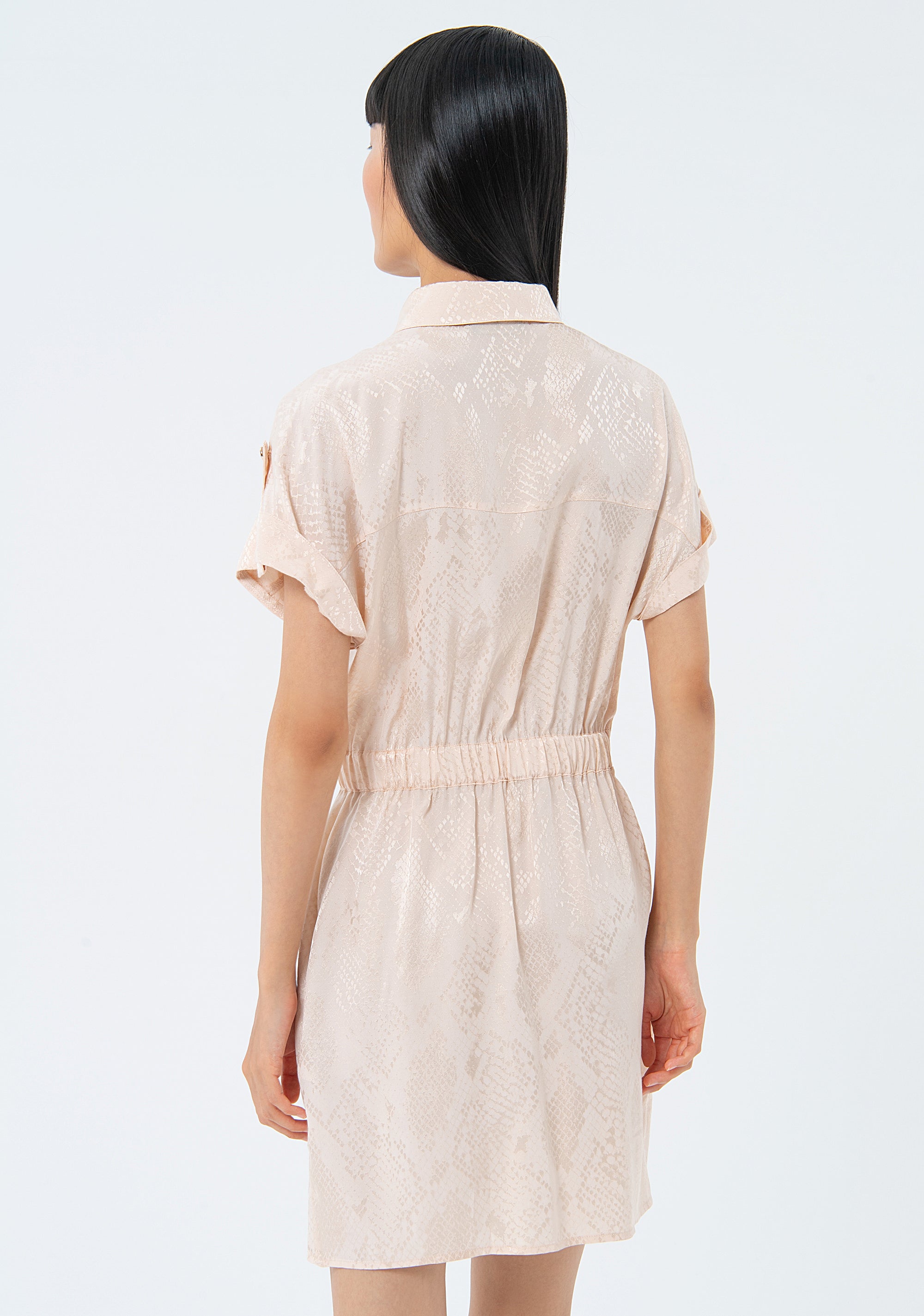 Mini chemisier dress regular fit with animalier pattern Fracomina FS24SD1023W451F8-050-4