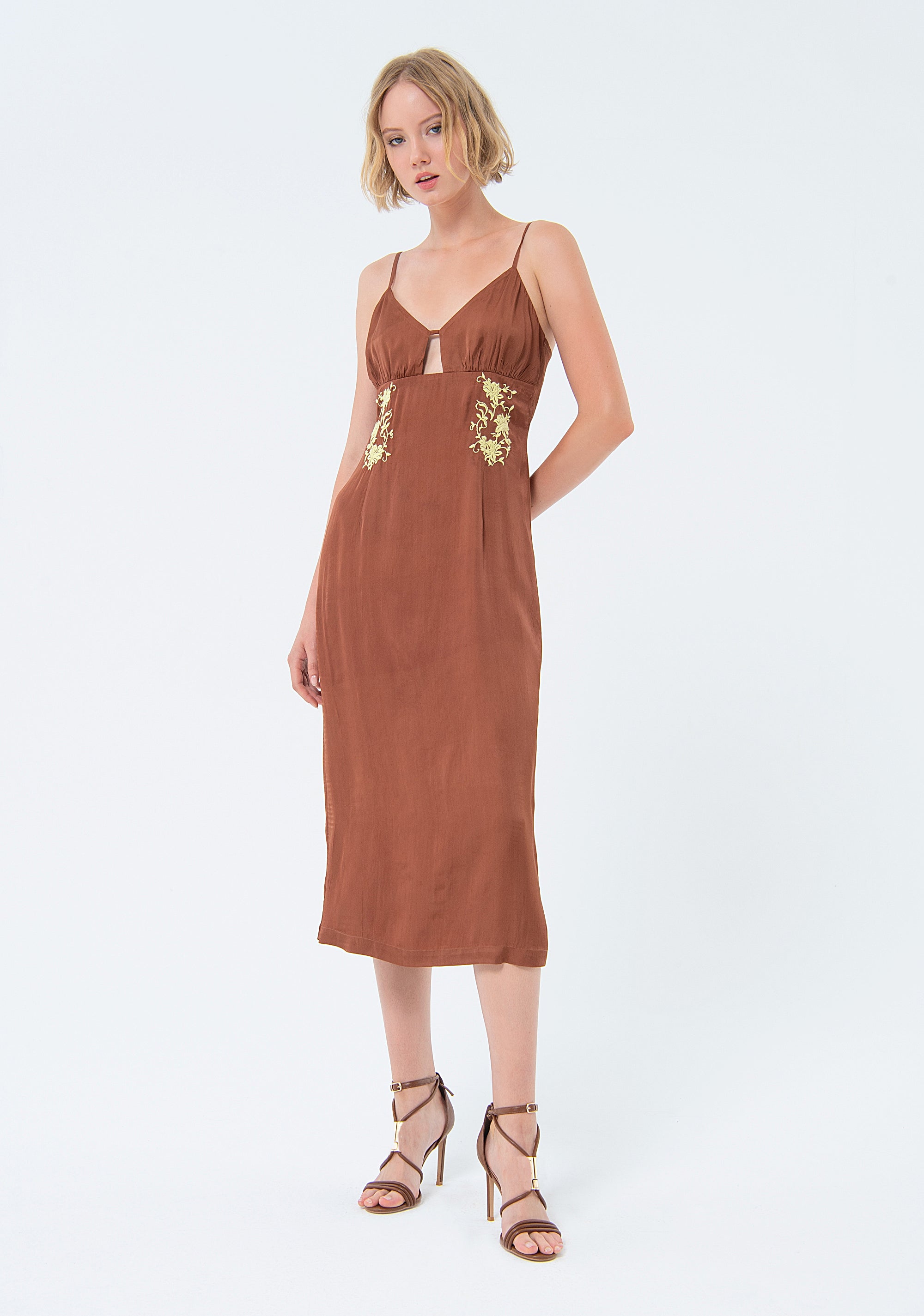 Sleeveless dress middle length Fracomina FS24SD2006W413E5-091-1_3f0e4a44-d3d5-4024-8692-7dce73e0067d