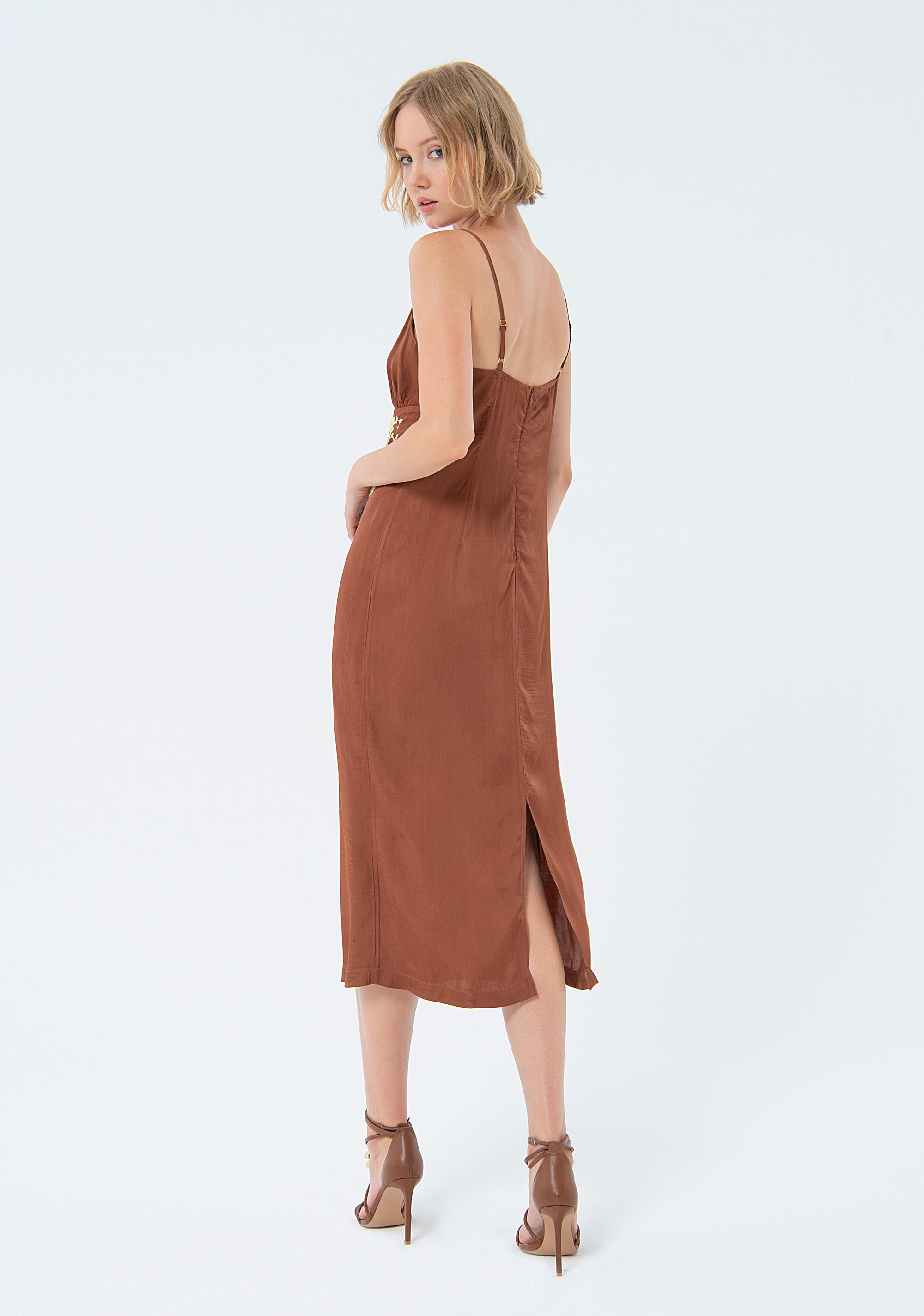 Sleeveless dress middle length Fracomina FS24SD2006W413E5-091-3_1505431d-a027-4981-87f7-144d34f6bcad