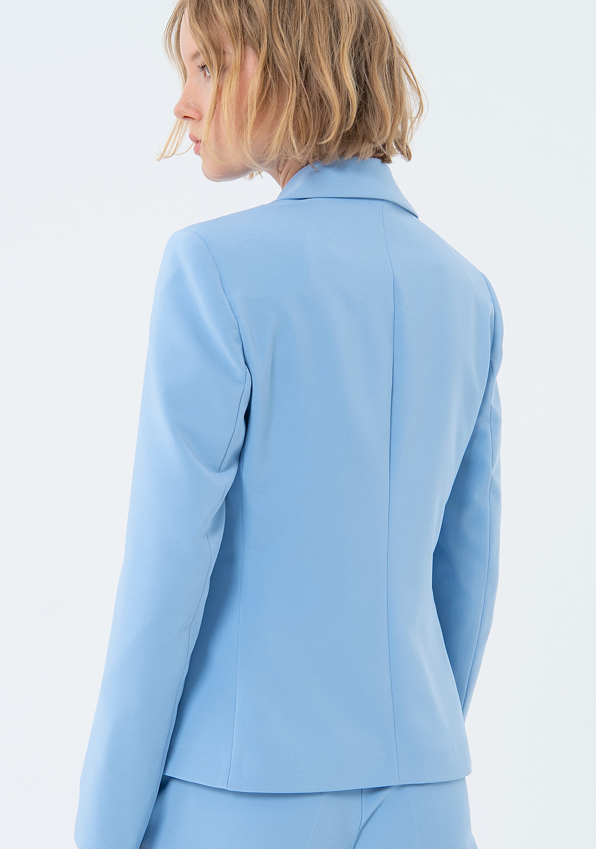 Blazer regular fit double breasted made in technical fabric Fracomina FS24SJ2004W42901-252-4