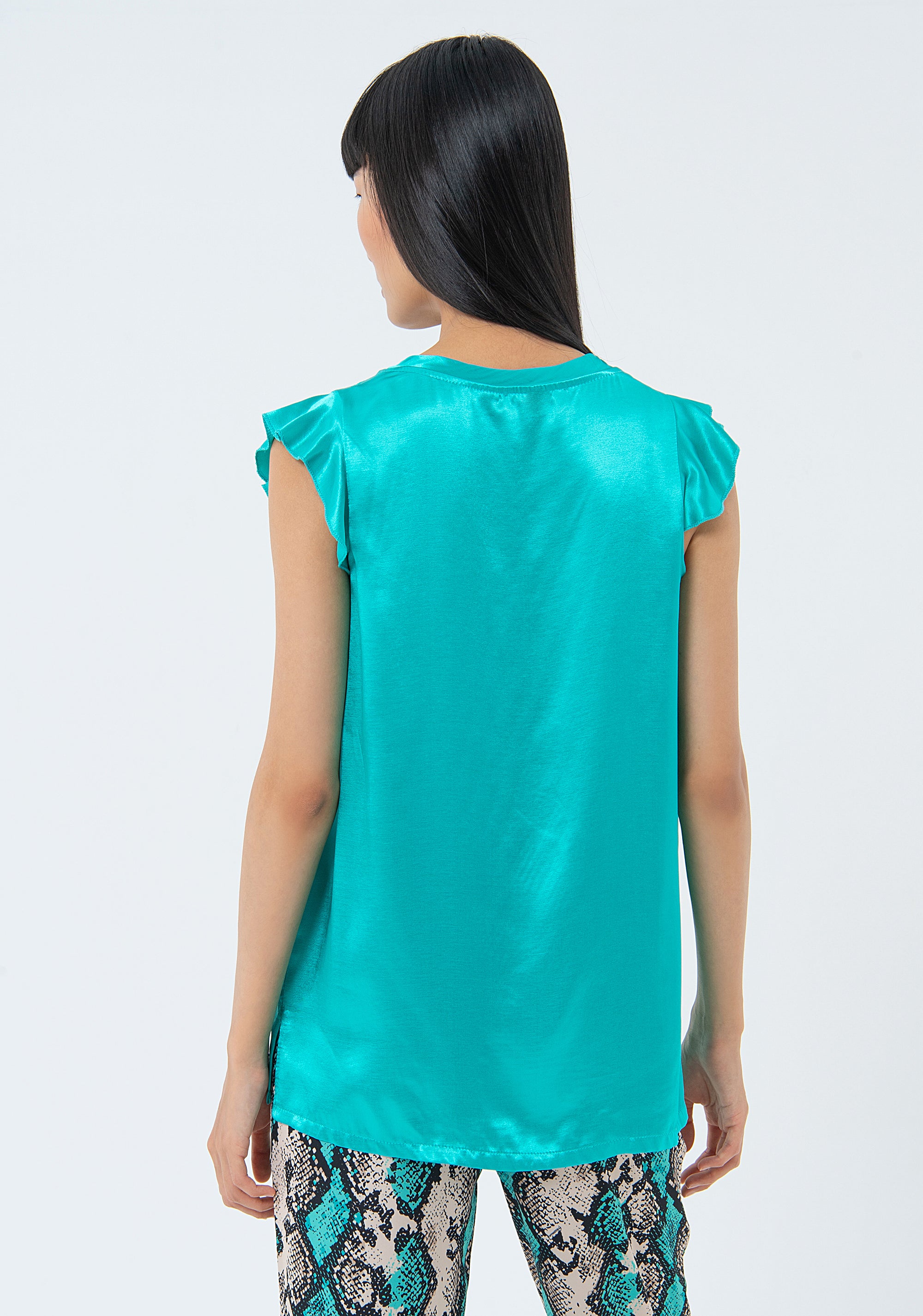 Blouse regular fit made in satin Fracomina FS24ST1003W45101-268-4_6e7240af-f95d-4c7e-8db2-1277675da9a4