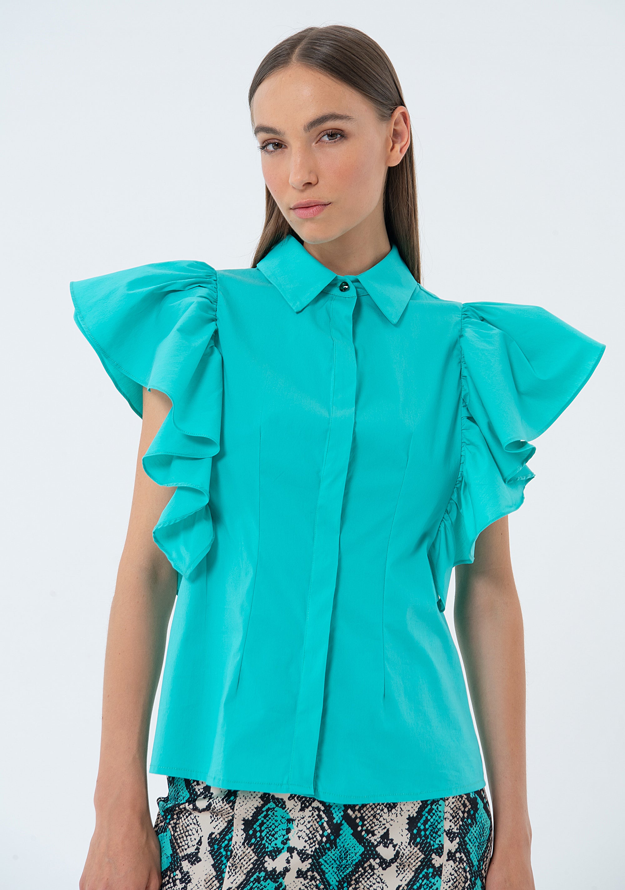 Shirt regular fit made in popeline Fracomina FS24ST6003W52001-268-1