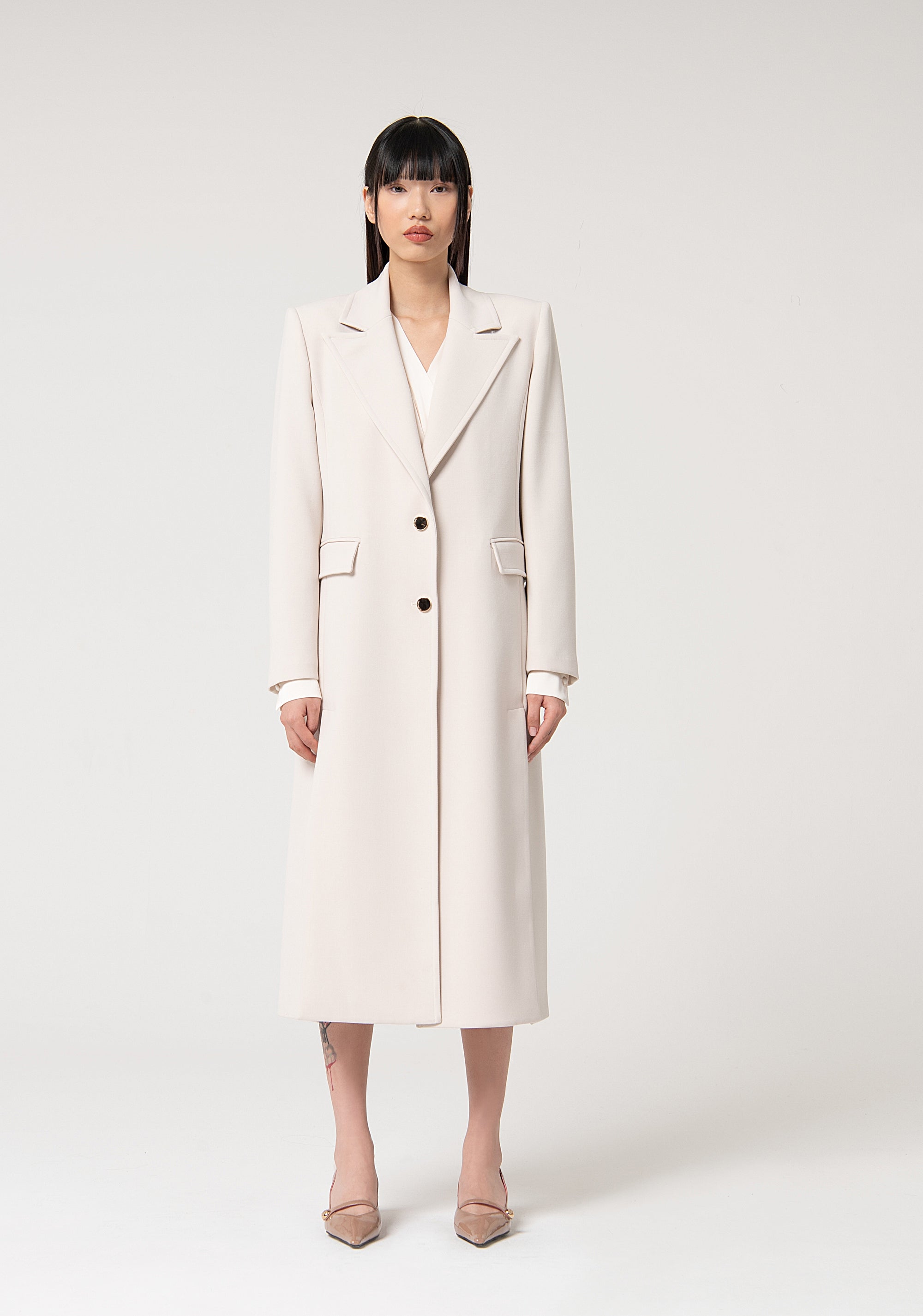 Long coat regular fit single breasted FS24WC1008W74801 FRACOMINA