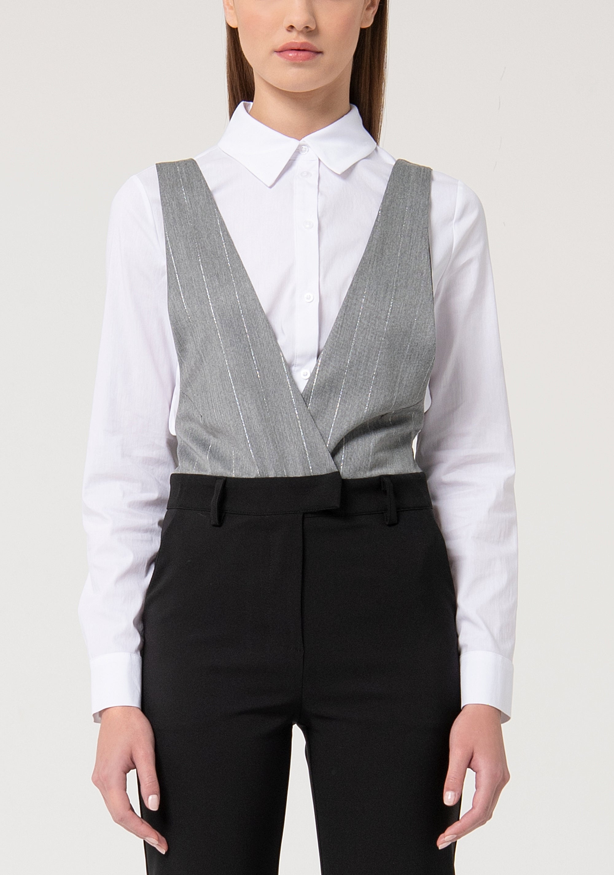 Sleeveless long overall Fracomina FS24WO2002W42901-056-2