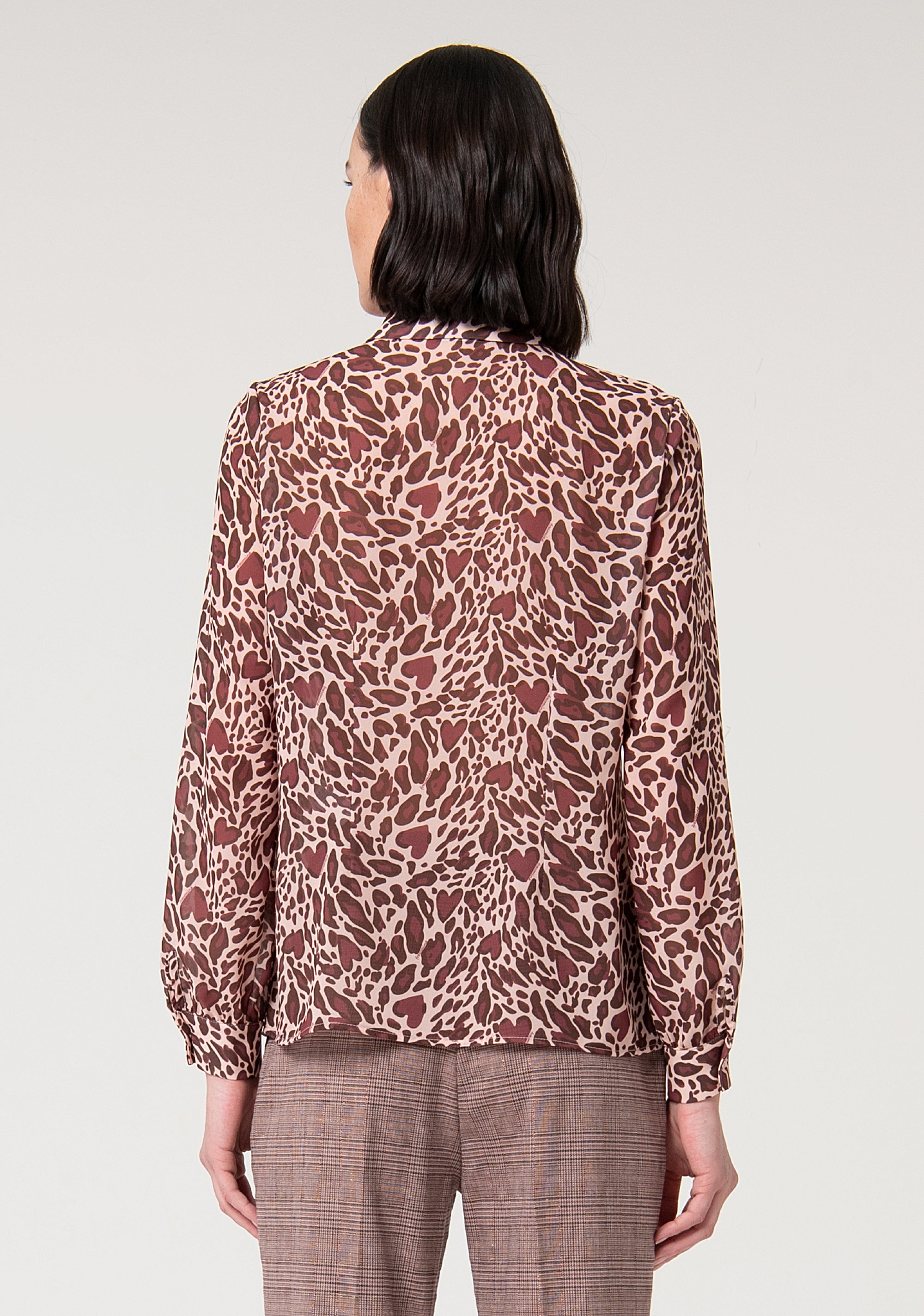 Shihrt regular fit with animalier pattern Fracomina FS24WT6006W412L7-087-4