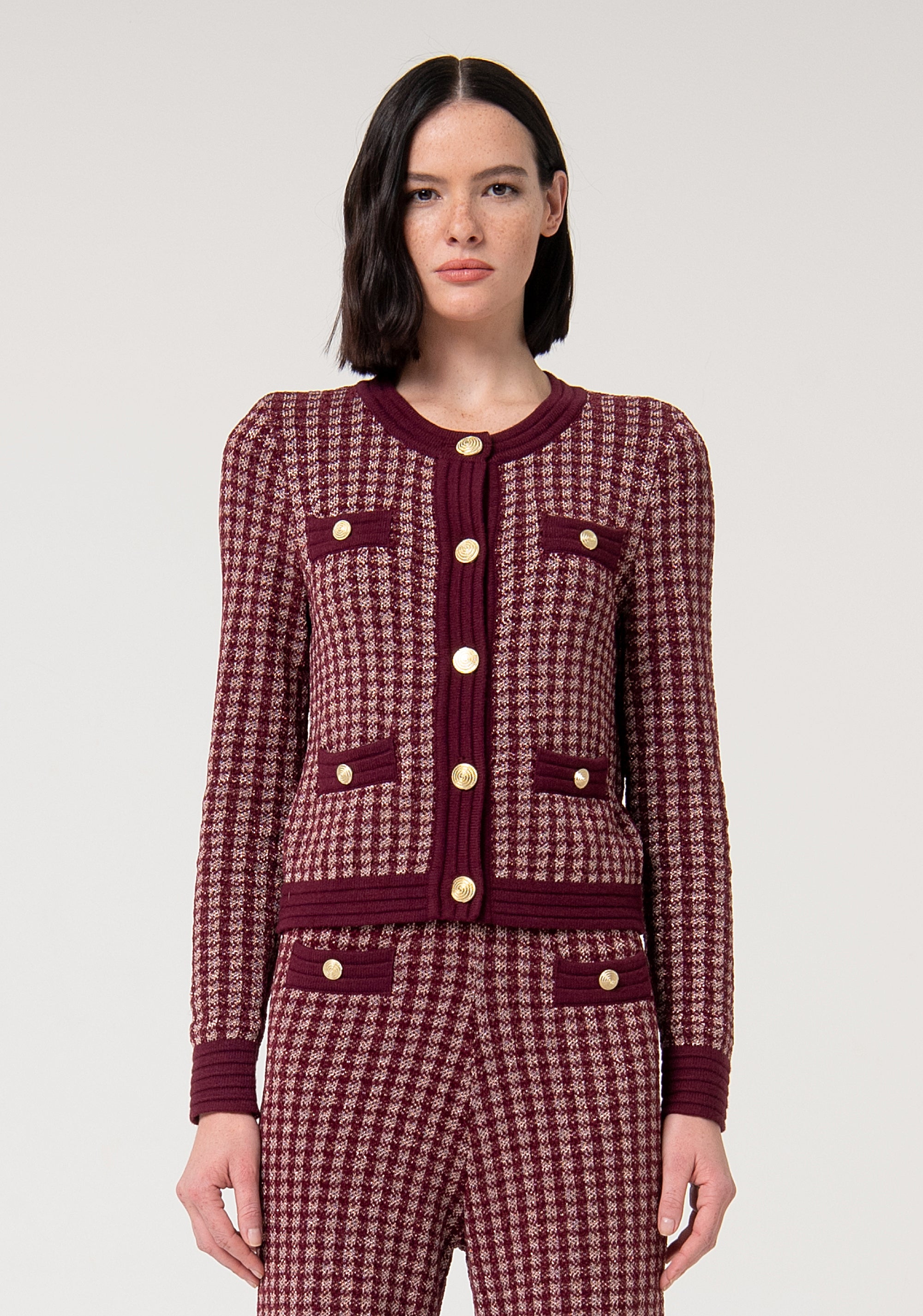 Cardigan regular fit with round neck Fracomina FS24WT8008K536F8-S96-1