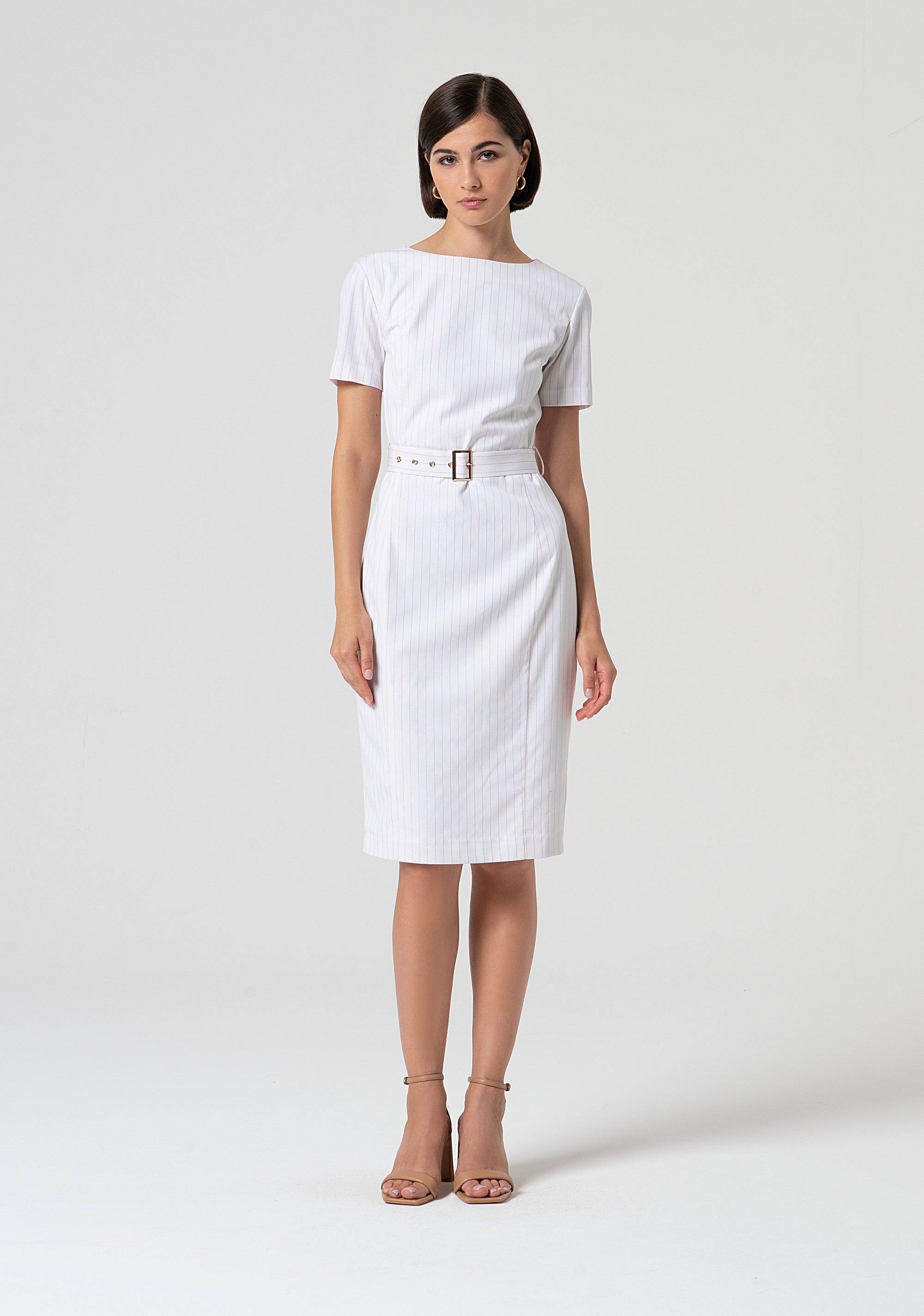 Sheath dress with wool Fracomina FS25SD1018W784D4-278-1