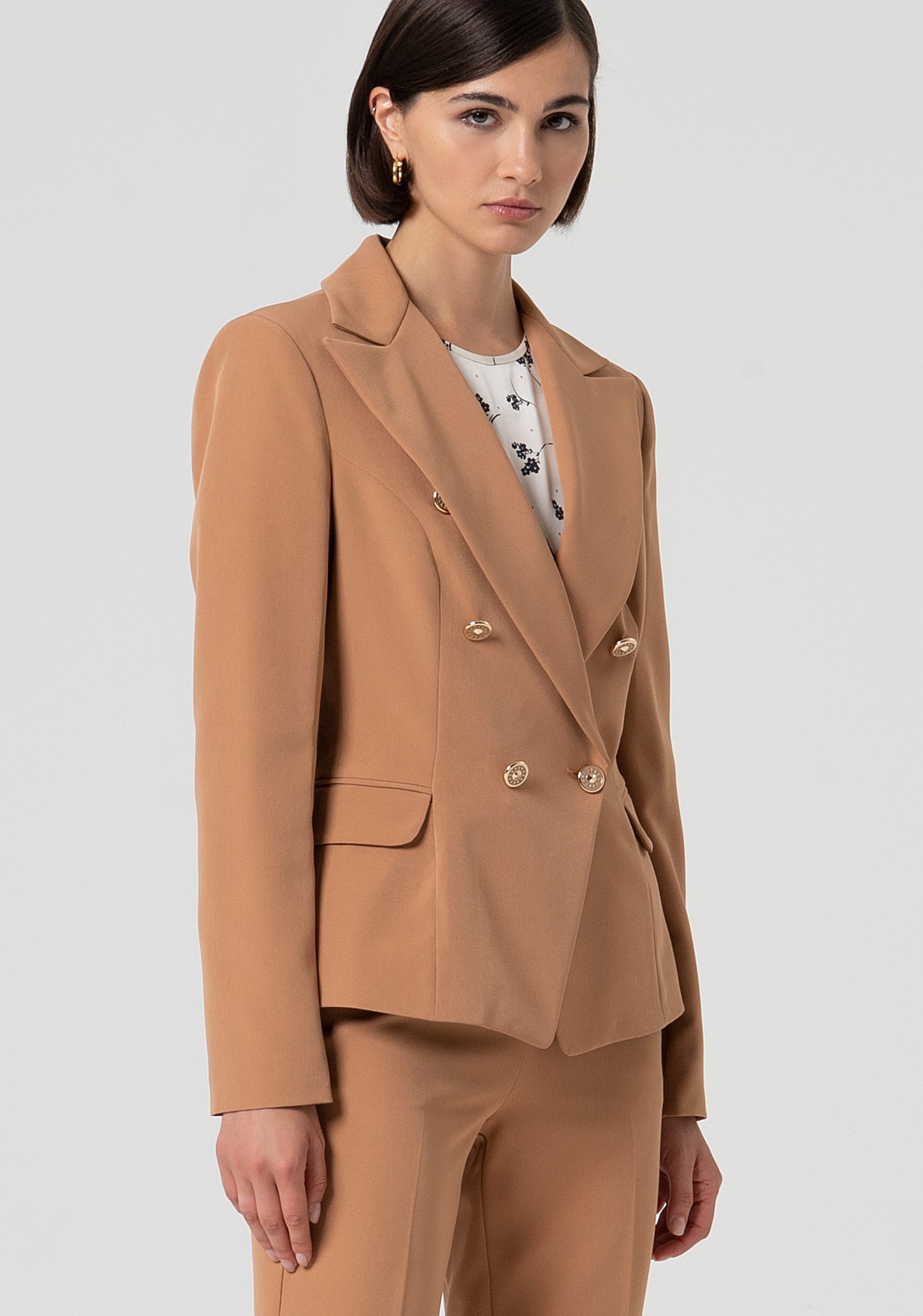 Blazer jacket regular fit double breasted Fracomina FS25SJ2003W42901-E11-2