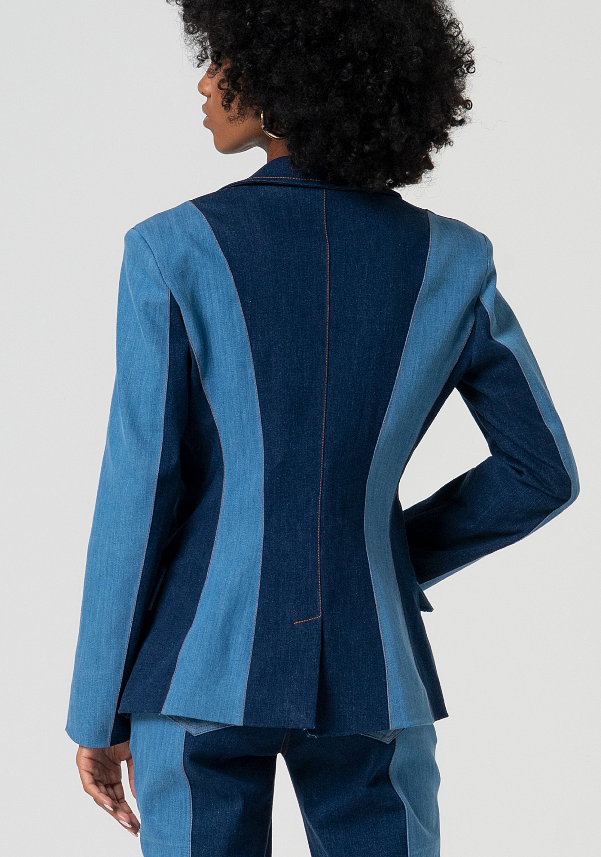 Blazer jacket slim fit single breasted Fracomina FS25SJ3006D45001-T38-3