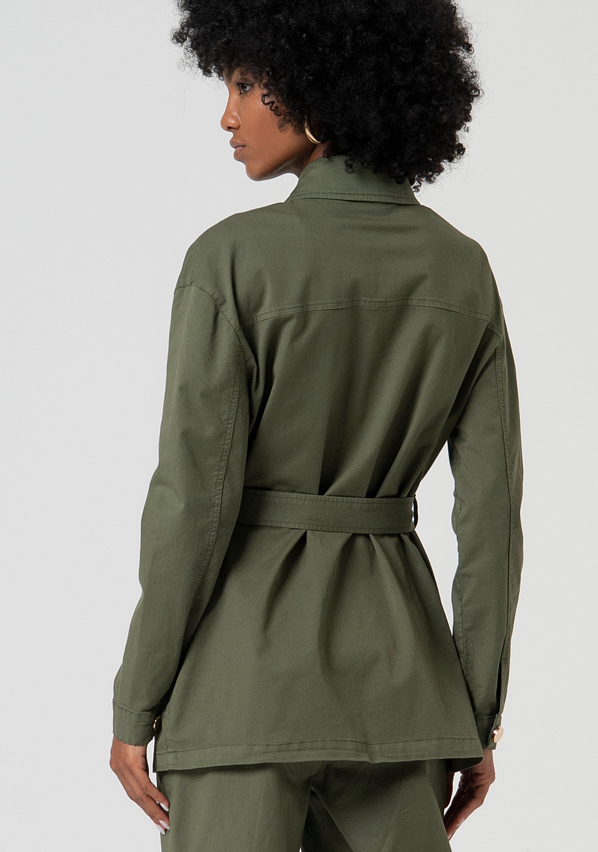 Saharan style jacket regular fit Fracomina FS25SJ3009W52301-206-4