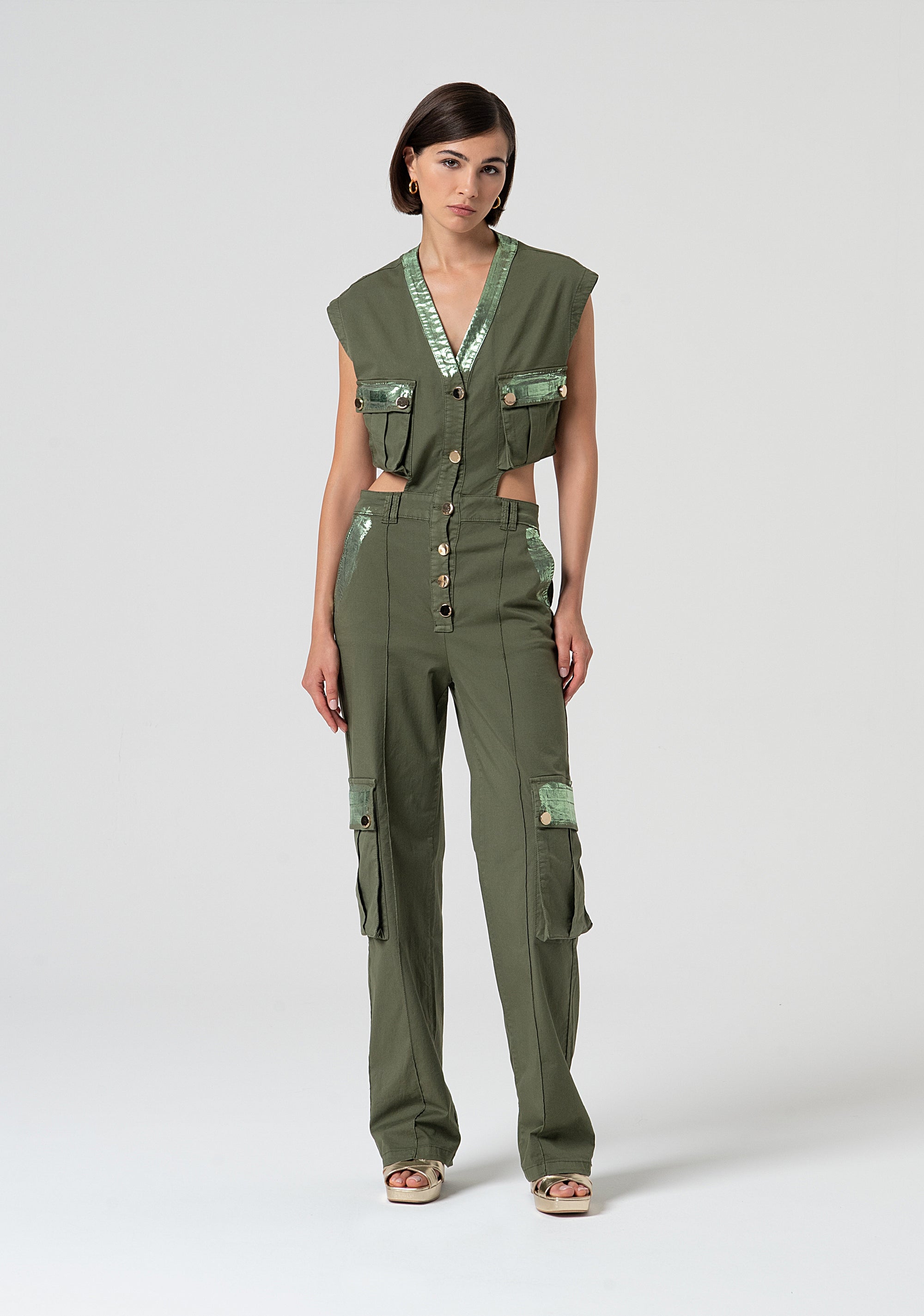 Overall regular fit made in cotton Fracomina FS25SO2002W52301-206-1