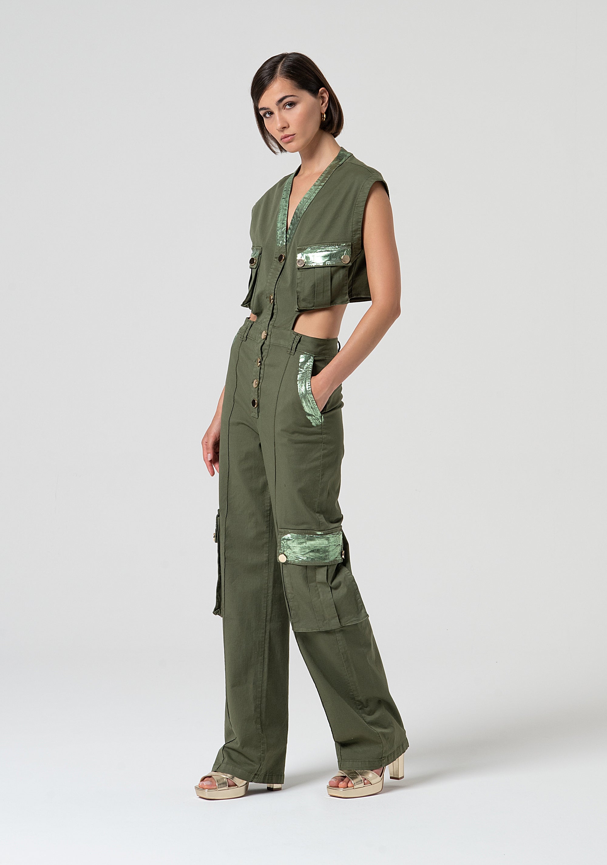 Overall regular fit made in cotton Fracomina FS25SO2002W52301-206-2