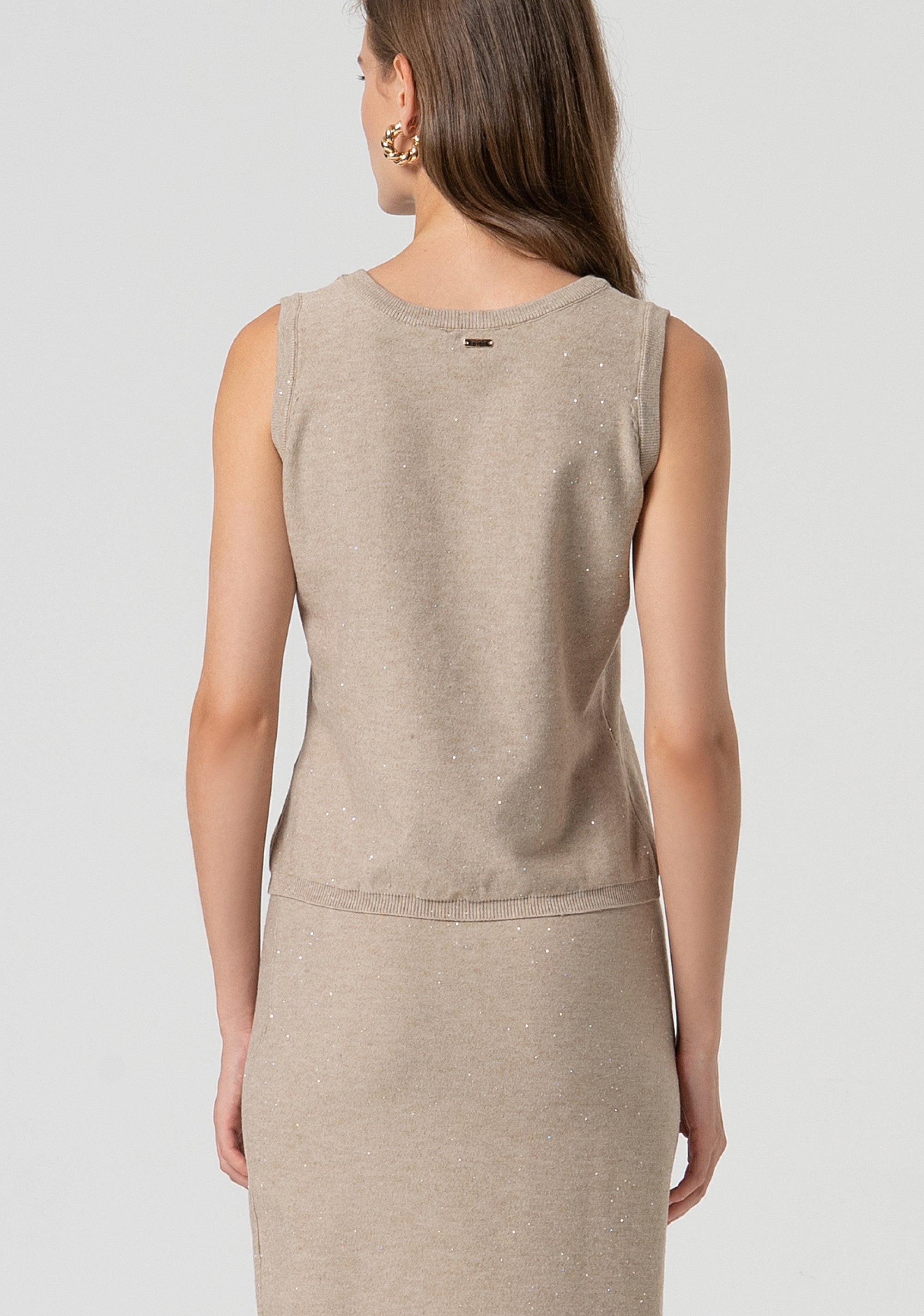 Knitted tank top regular fit Fracomina FS25ST4004K501J5-050-3
